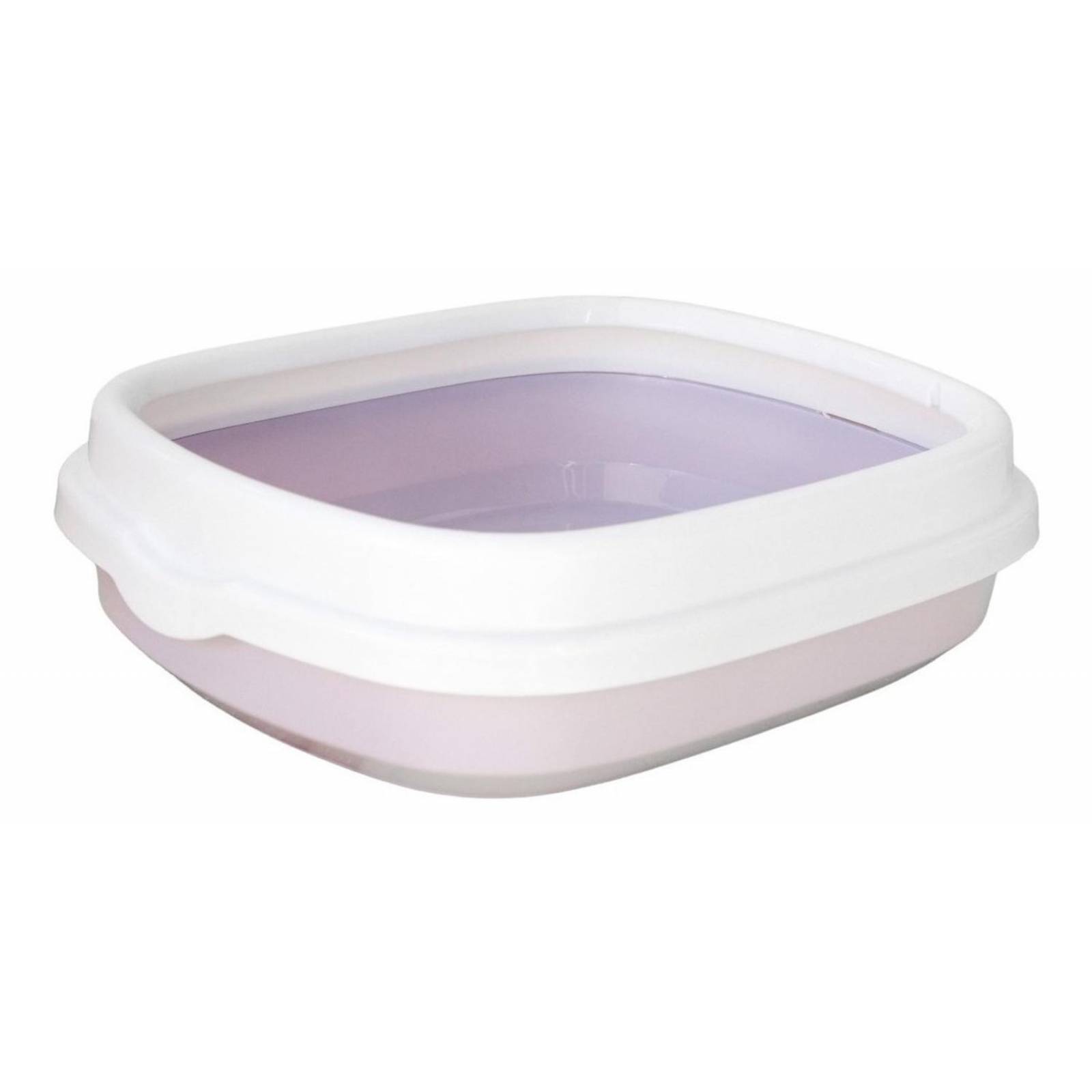 Arenero Para Gatos Con Pala Recogedora Pequeña 40x33x12 Cm Purpura Chica