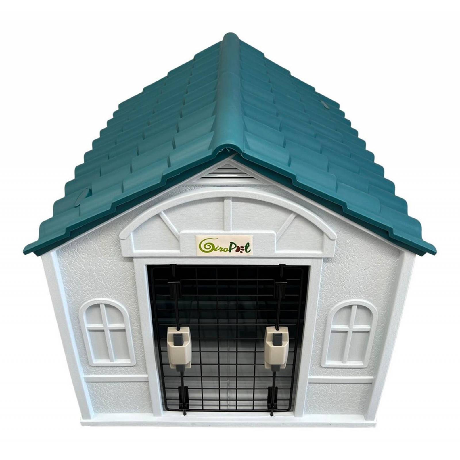 Casa Termica Para Perros Con Puerta Razas Pequeñas 75x63x65 Azul Mediana