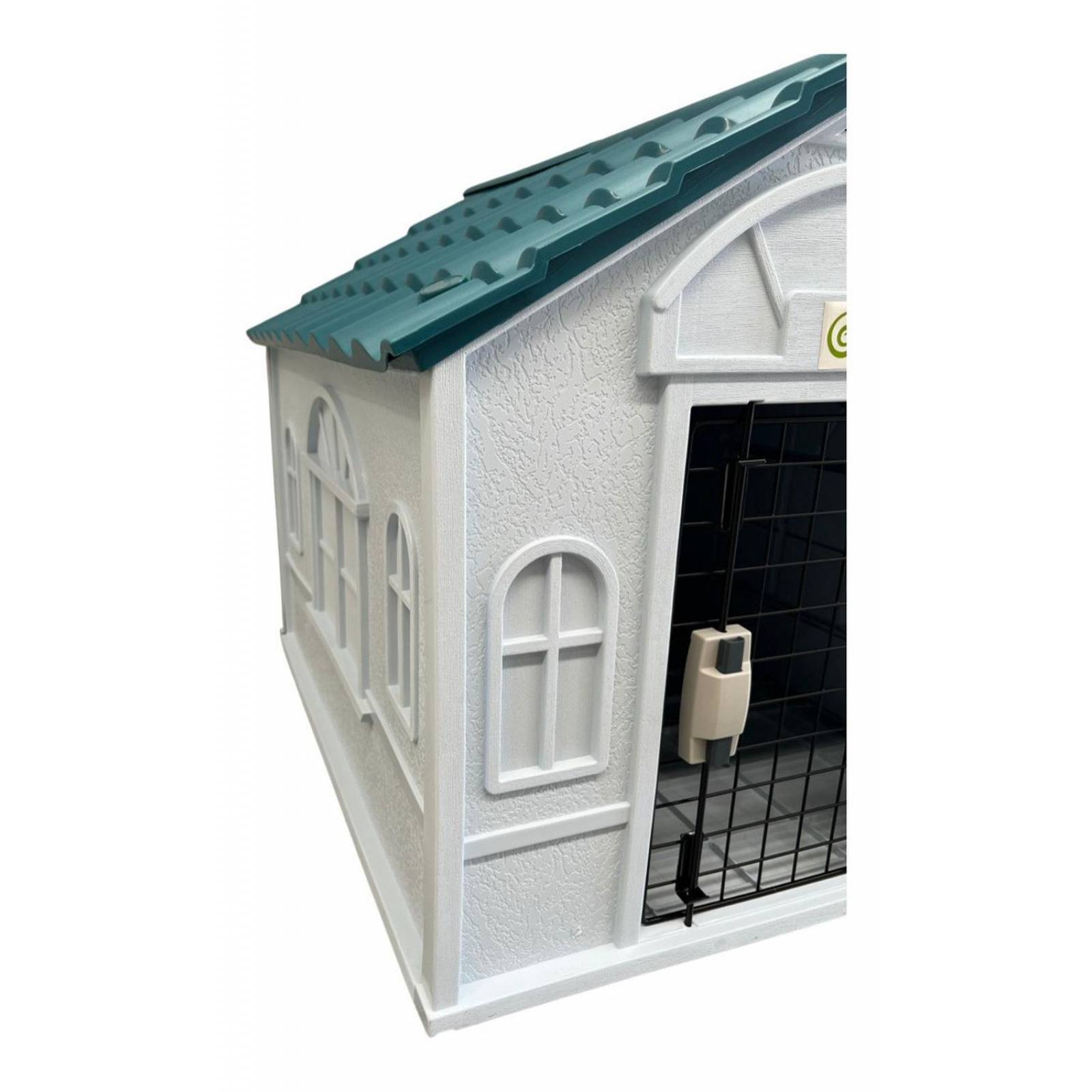 Casa Termica Para Perros Con Puerta Razas Pequeñas 75x63x65 Azul Mediana