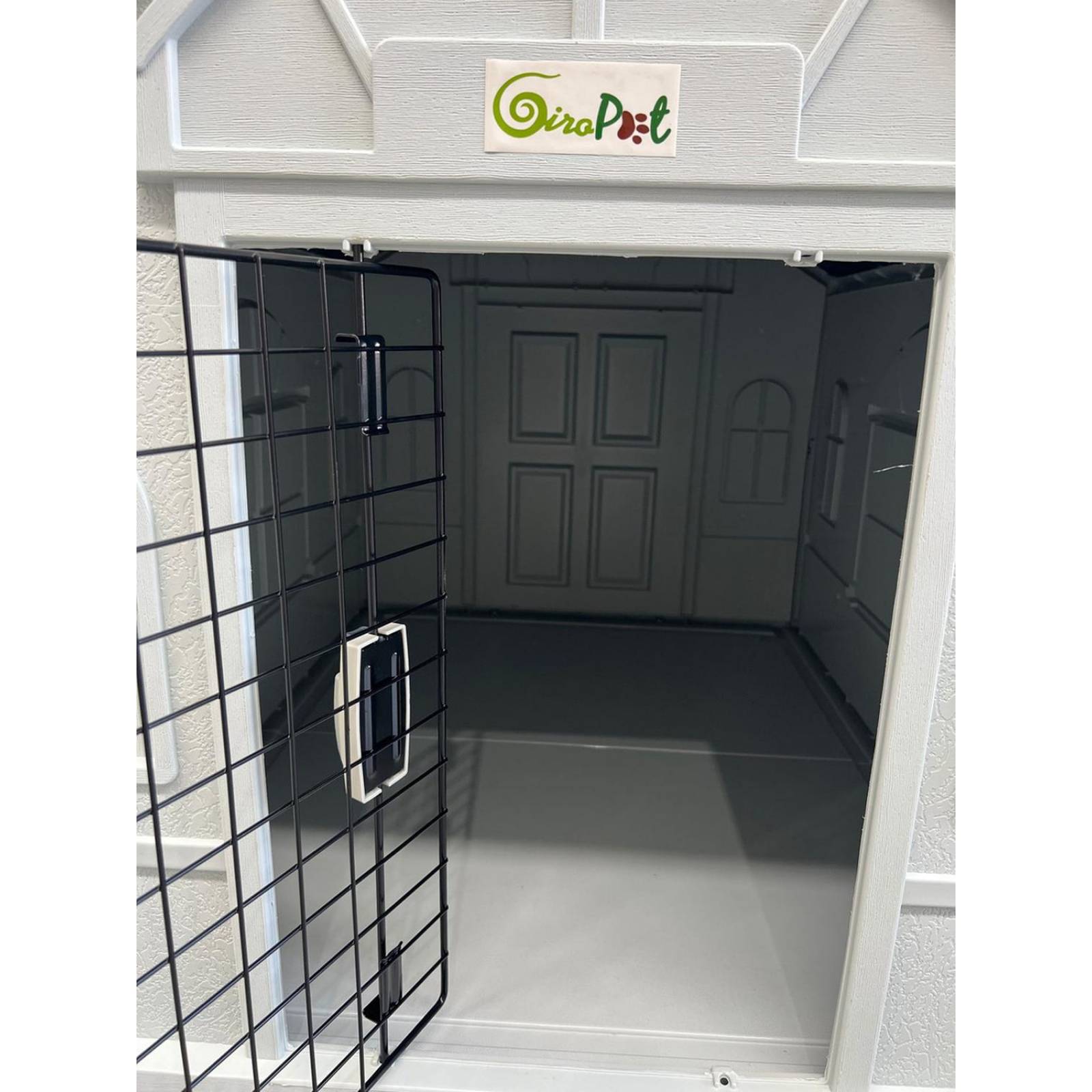 Casa Termica Para Perros Con Puerta Razas Pequeñas 75x63x65 Azul Mediana