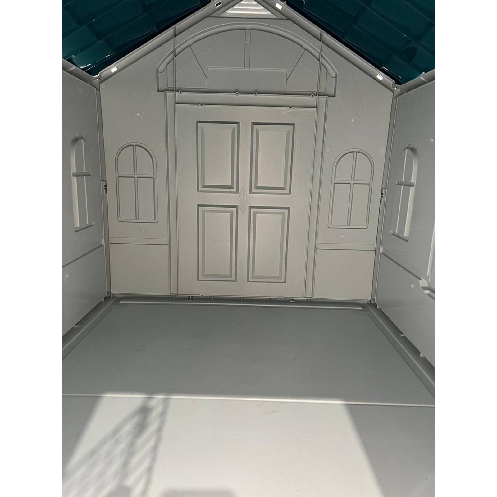 Casa Termica Para Perros Con Puerta Razas Pequeñas 75x63x65 Azul Mediana