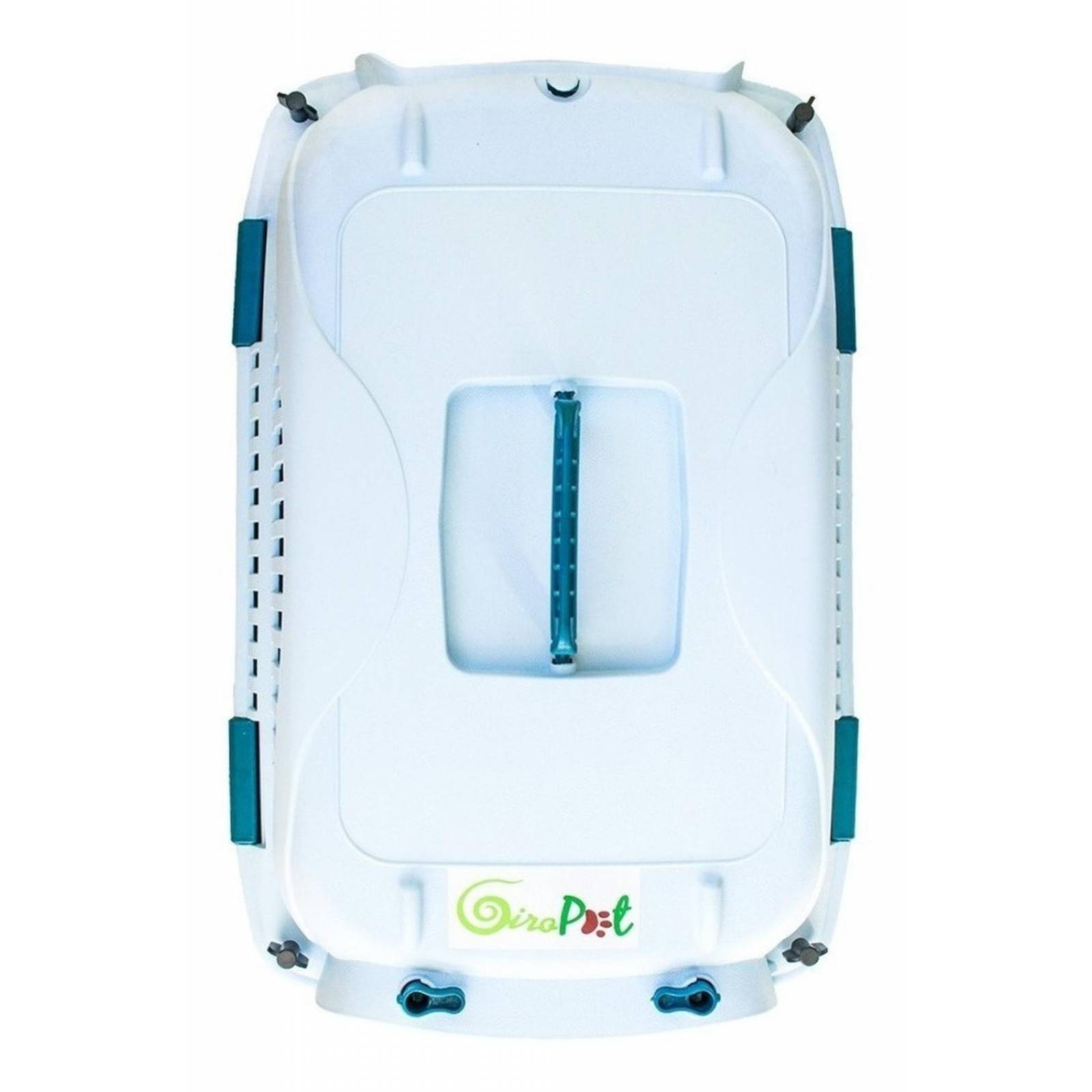 Transportadora Kennel Para Perros Y Gatos Pequeño 52x30x32cm Azul Mediana