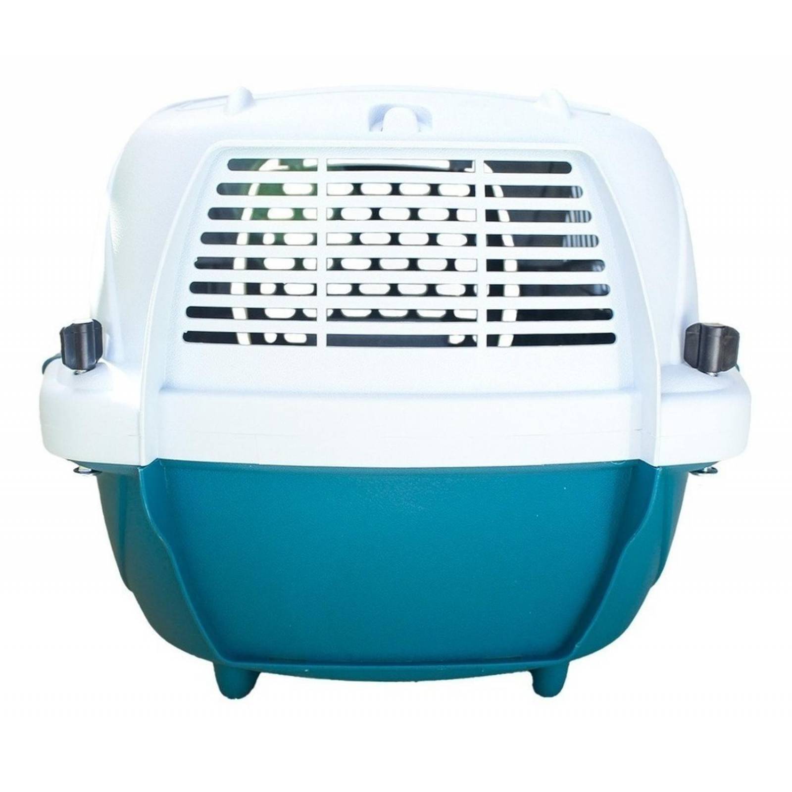 Transportadora Kennel Para Perros Y Gatos Pequeño 52x30x32cm Azul Mediana