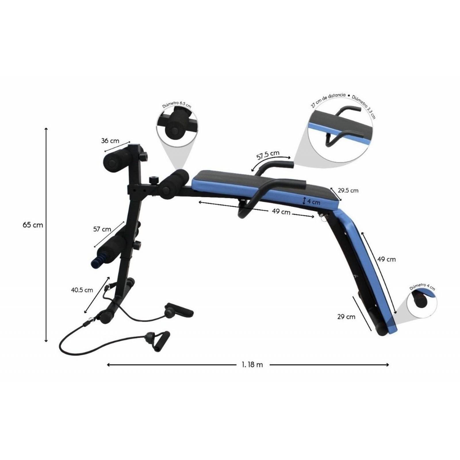 Banco De Ejercicios Multifunciones Gym Home Workout 