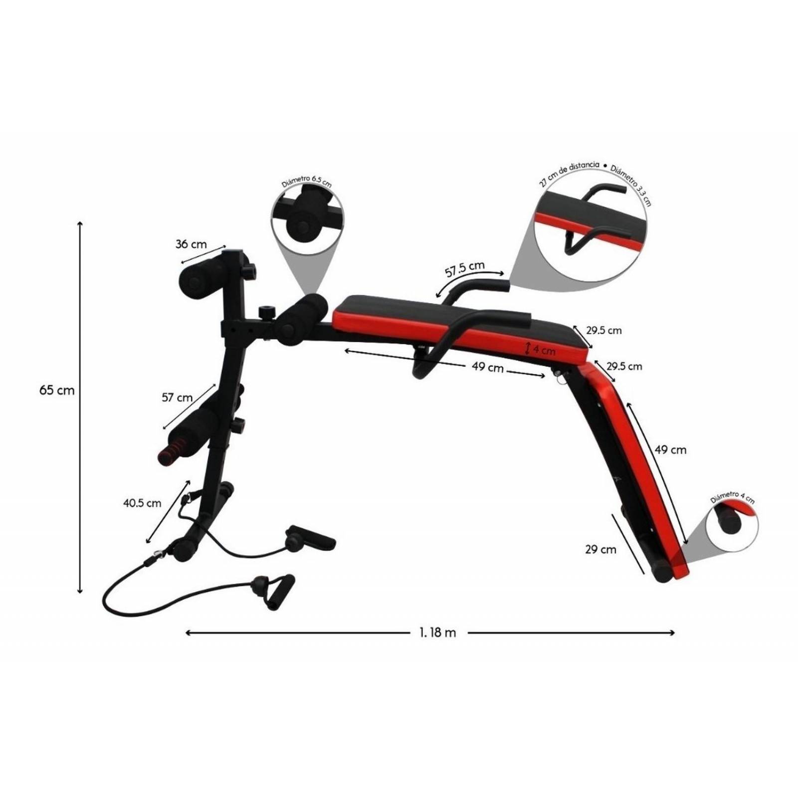 Banco De Ejercicios Multifunciones Gym Home Workout 