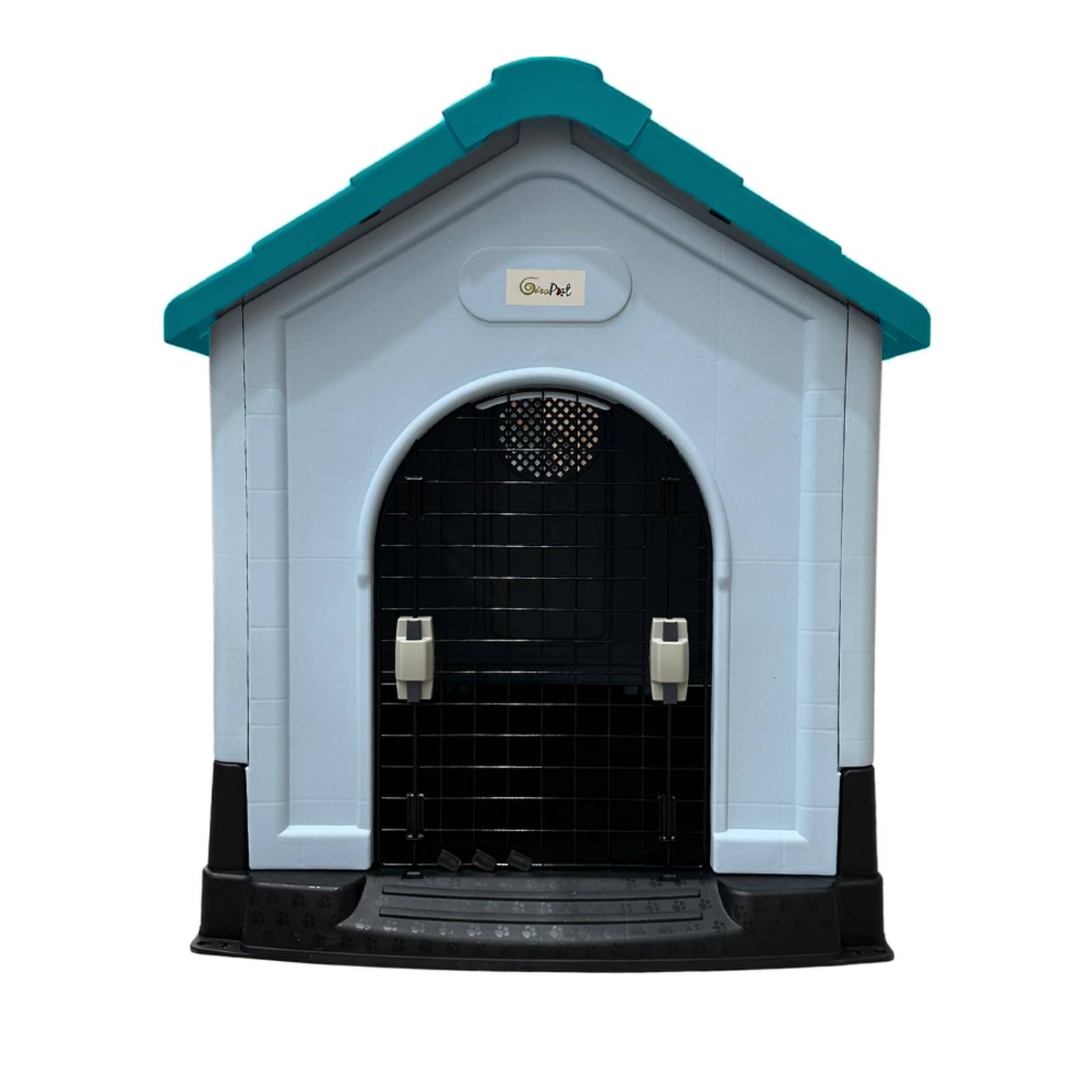Casa Termica Para Perros Con Puerta 105x88x99 Cm Azul Grande
