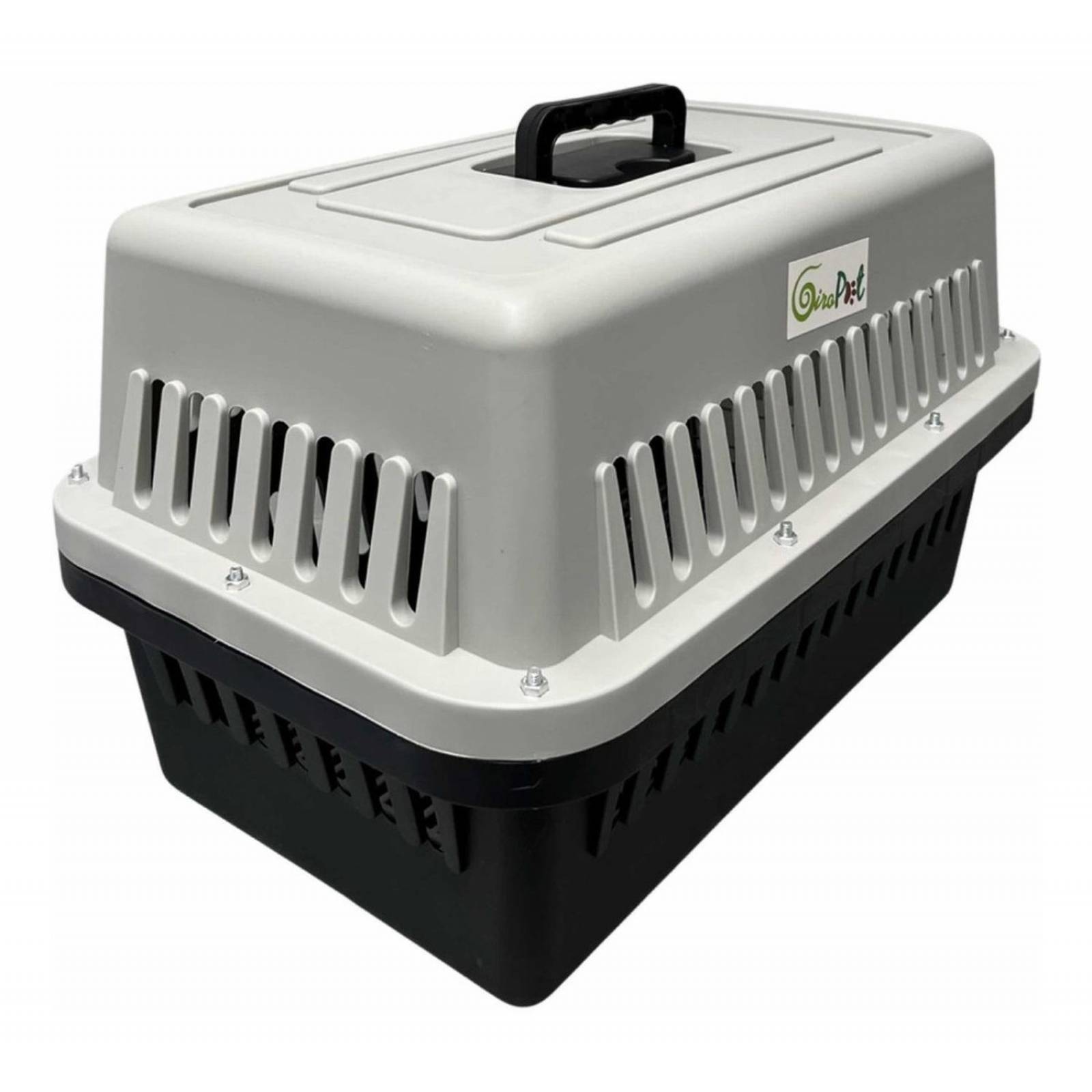 Transportadora Kennel Para Perros Y Gatos 48 X 32 X 30 Cm Negro Chica