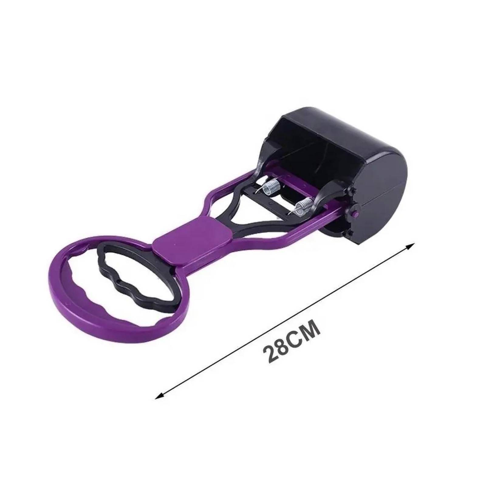 Pala Recolectora de Heces Popo de Mascotas 28cm Purpura Chico