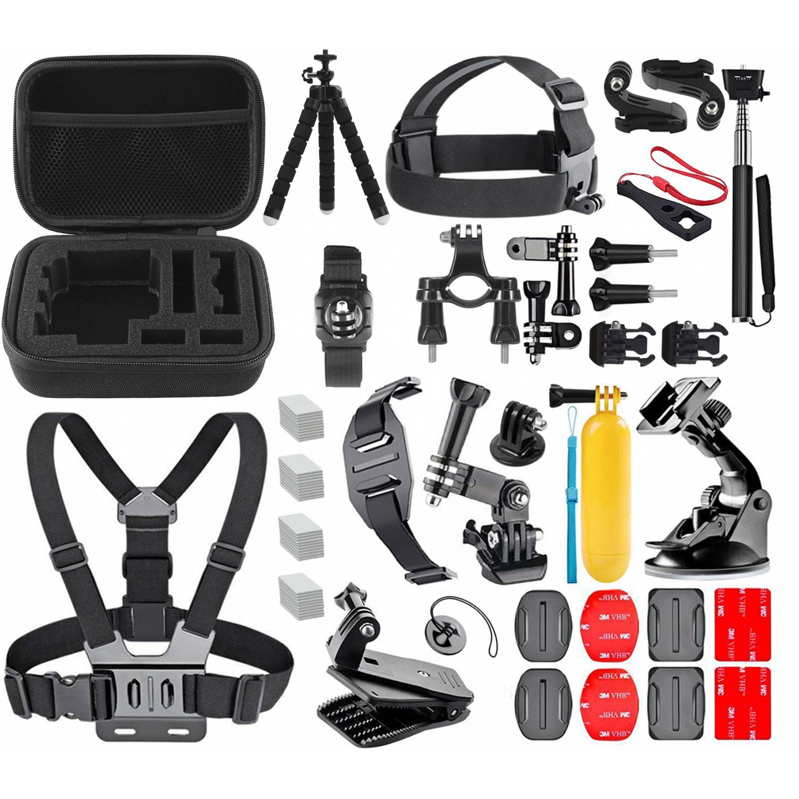 Kit de Accesorios para Cámara de Acción GoPro 40 en 1