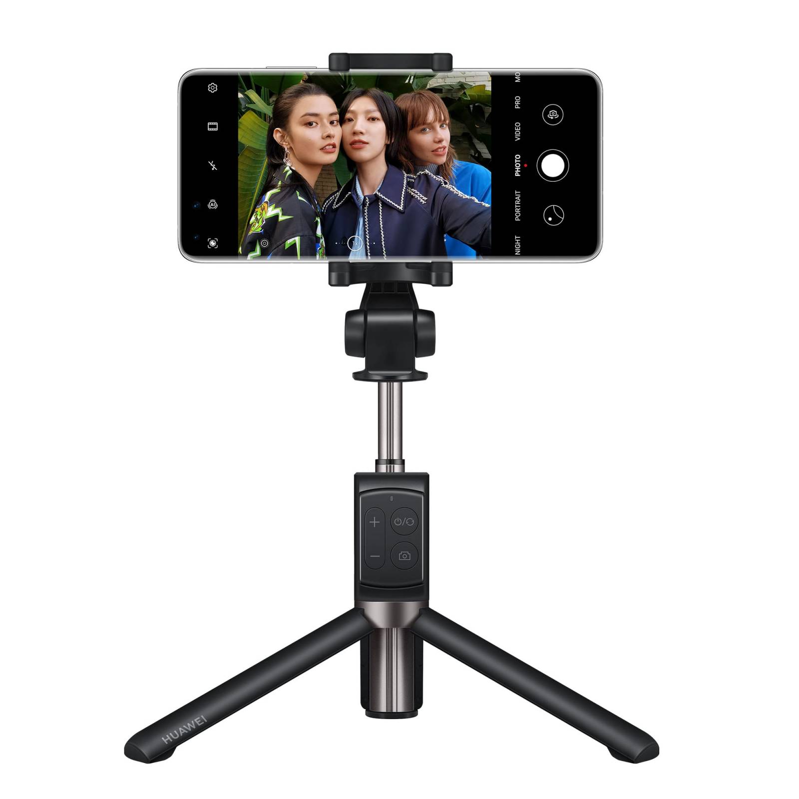 Huawei Selfie Stick Pro Accesorio Trípode Inalámbrico Rotación 360 Grados Bluetooth Color Negro
