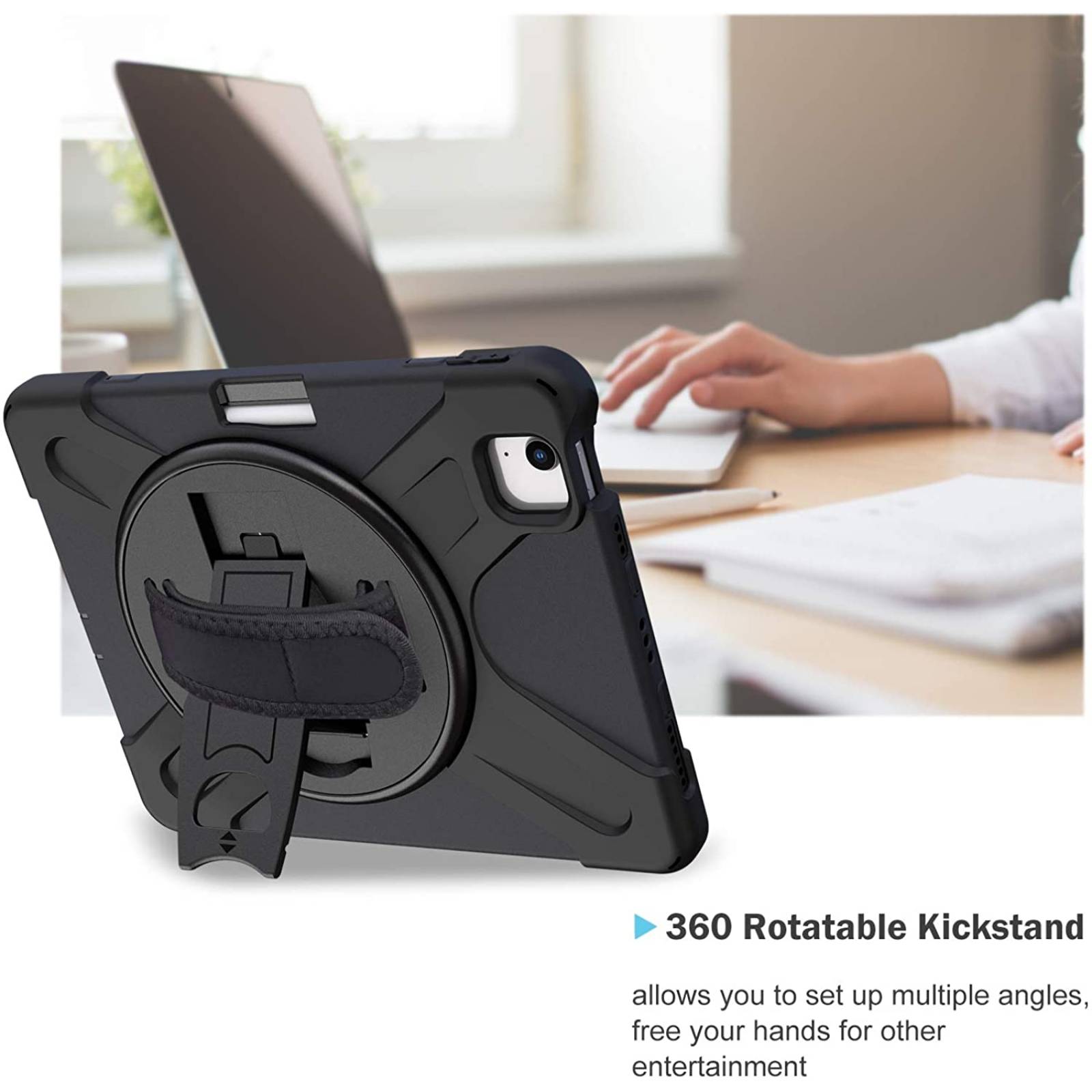 Funda Teknet iPad Air 4 109 Case Correa  A2270 A2429 A2316 Rudo A2072