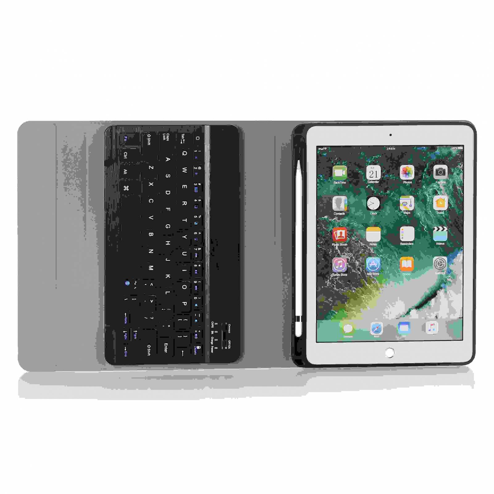 Funda Teclado iPad 97  6a 5a air 2 6 5  Teknet Porta Pen