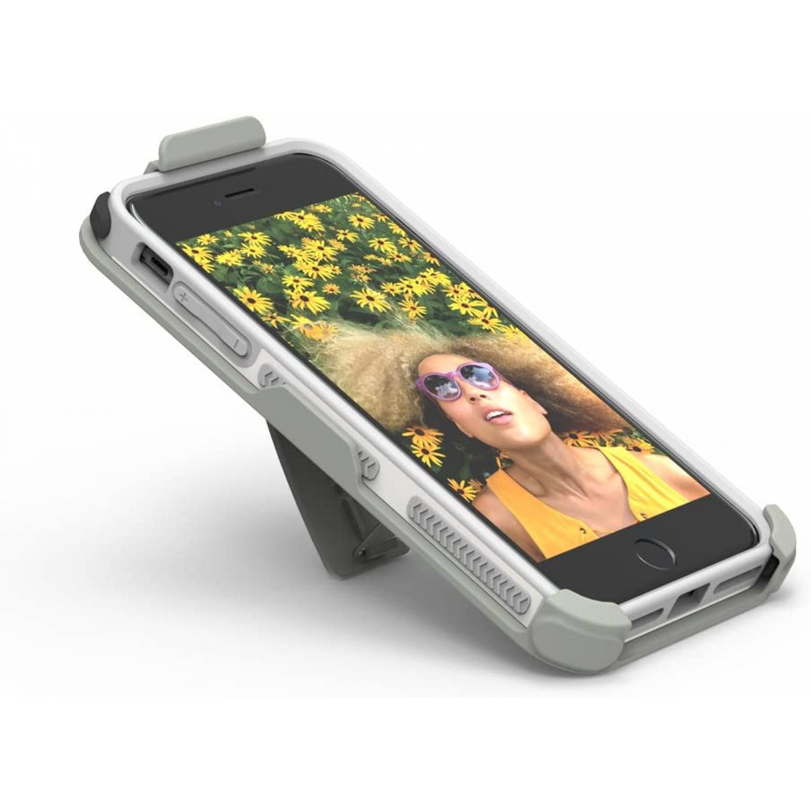  funda iPhone X Xs  PureGear cinturon carcasa rígida  base