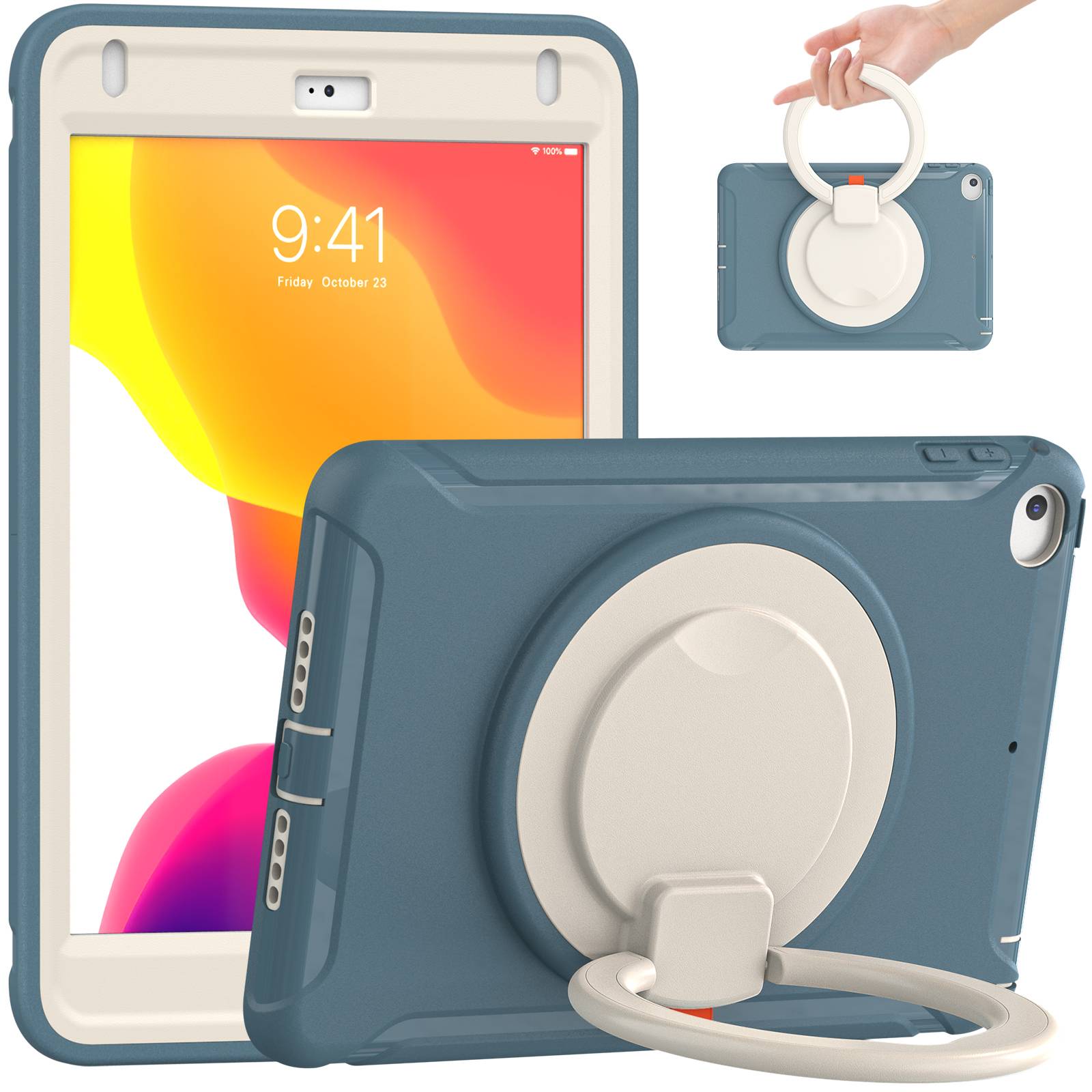 Teknet Funda Case iPad Mini 4 Mini 5 Uso Rudo Asa de Mano