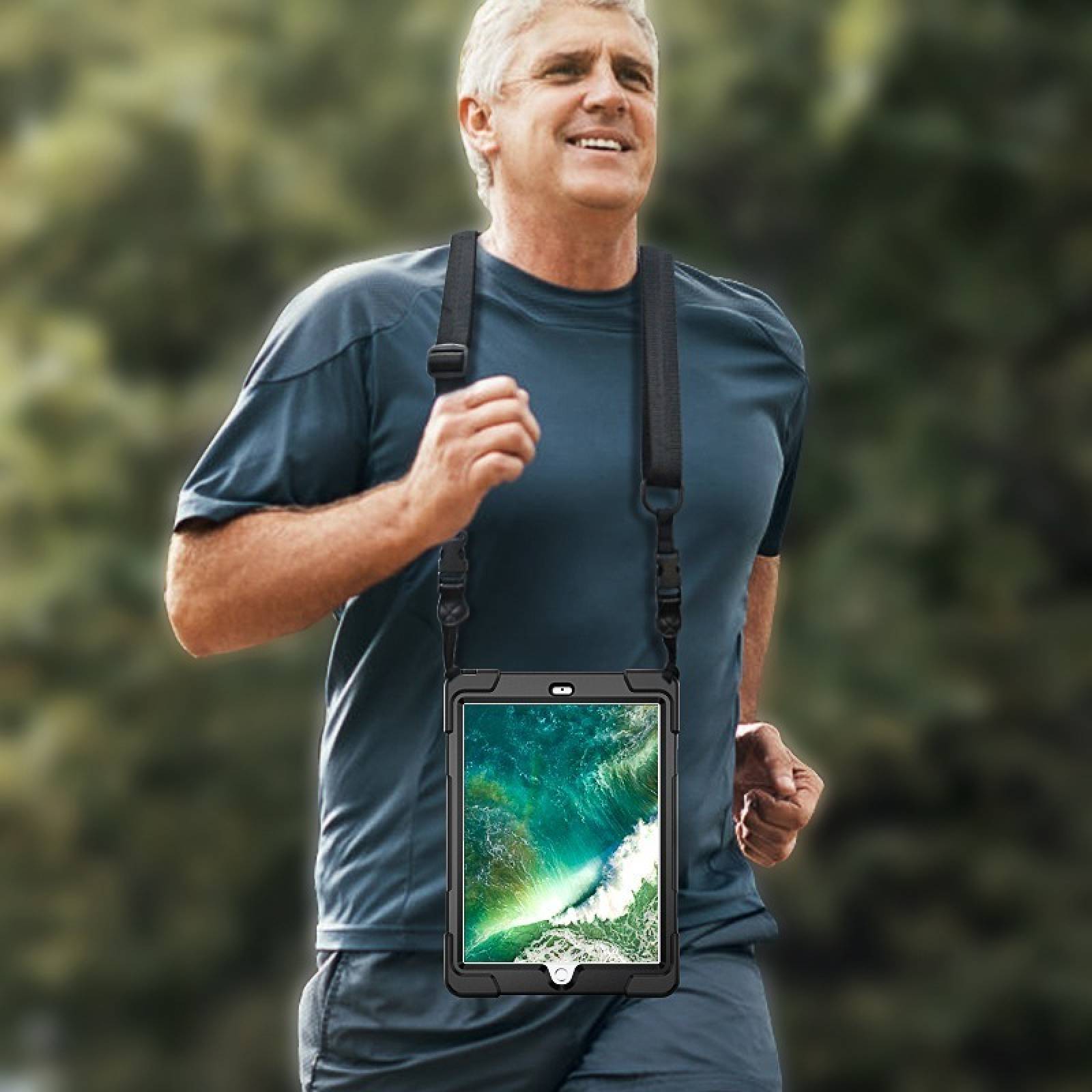 Funda iPad 97 Air  2017 2018 Case Correa  5a 6a + Mica Cr