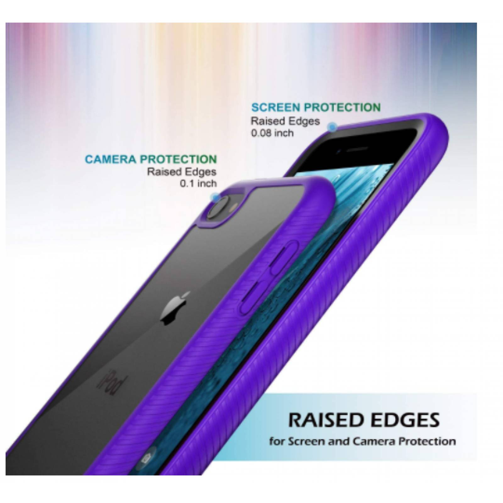 Funda Teknet Protector iPod Touch 5 6 7 Ultra Slim Uso Rudo