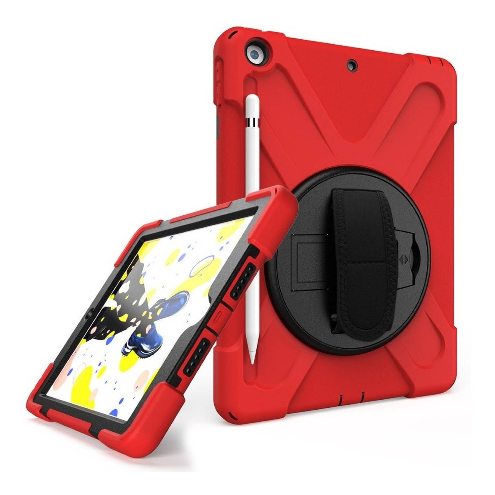 Funda Forro Compatible iPad 9 Generación A2602 10.2 + Vidrio +