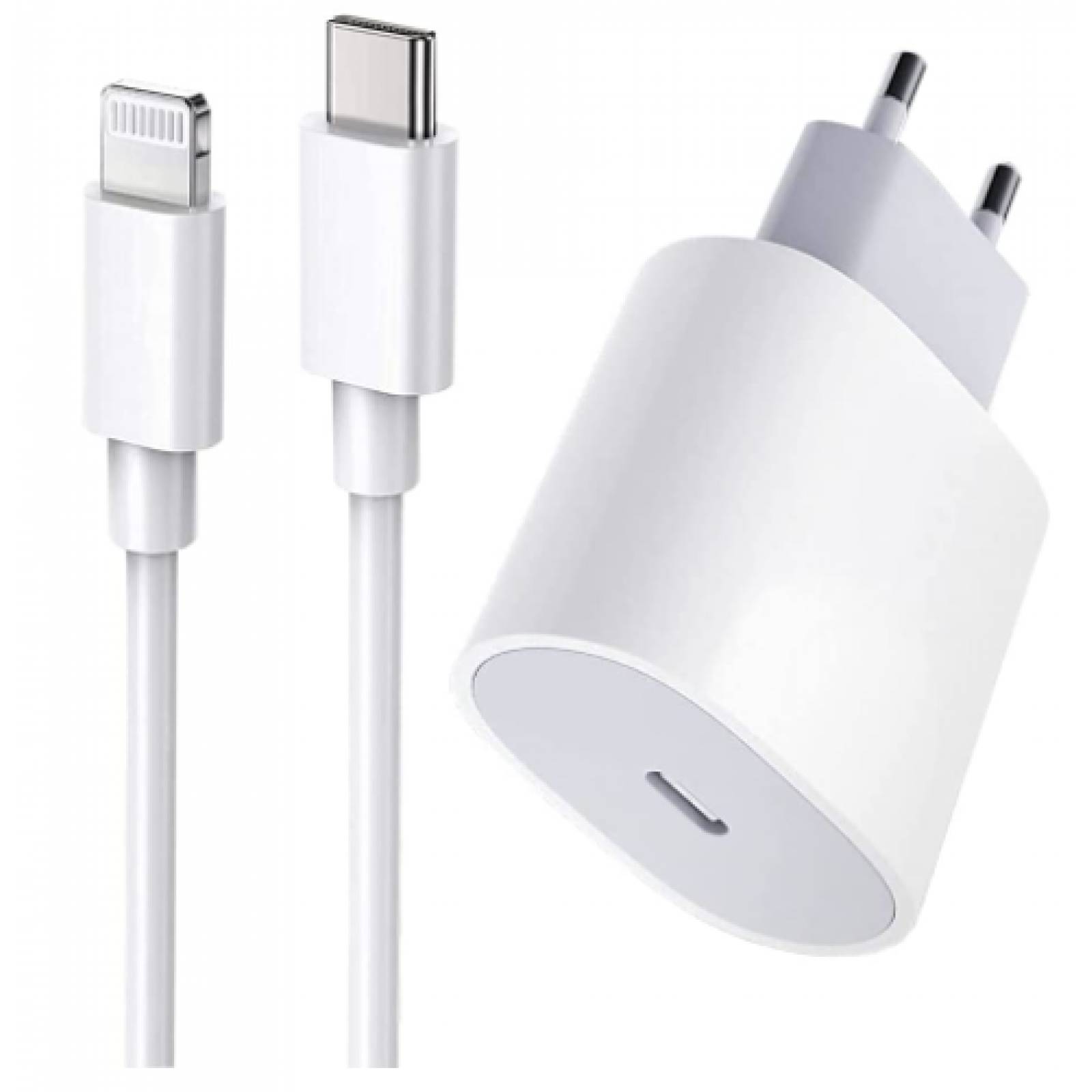 Cargador Original Apple de 20W Tipo C con Cable