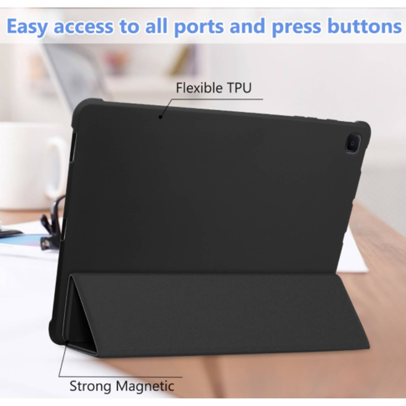 Funda Teknet para Galaxy Tab S6 Lite P620 P610 Silicon