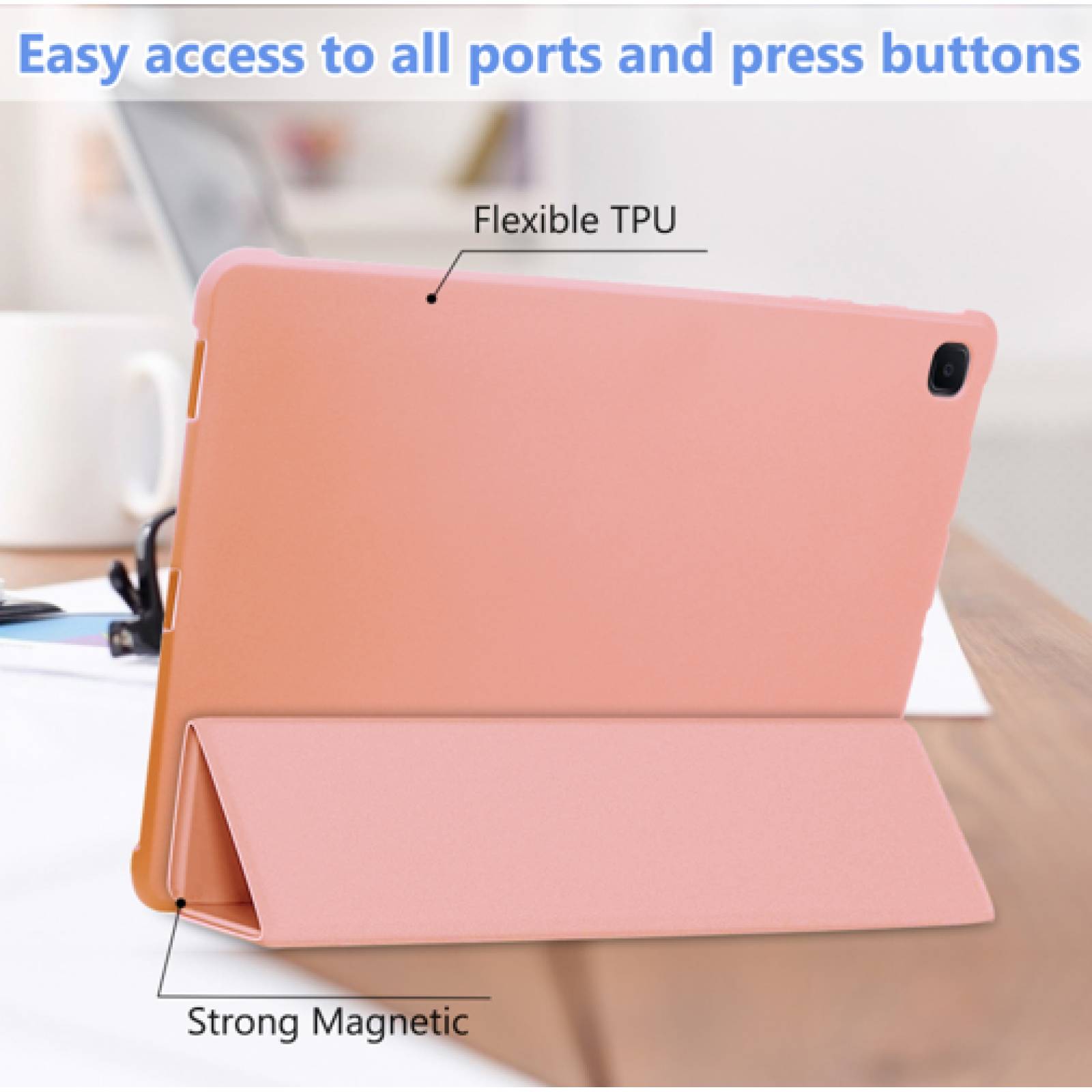 Funda Teknet para Galaxy Tab S6 Lite P620 P610 Silicon