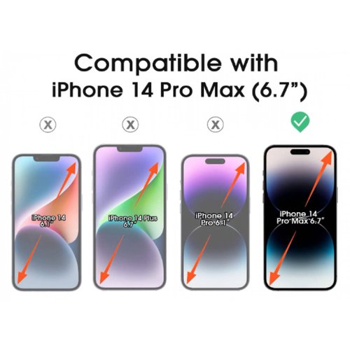 Protector Teknet iPhone 14 Pro Max Pantalla Premium +aplica