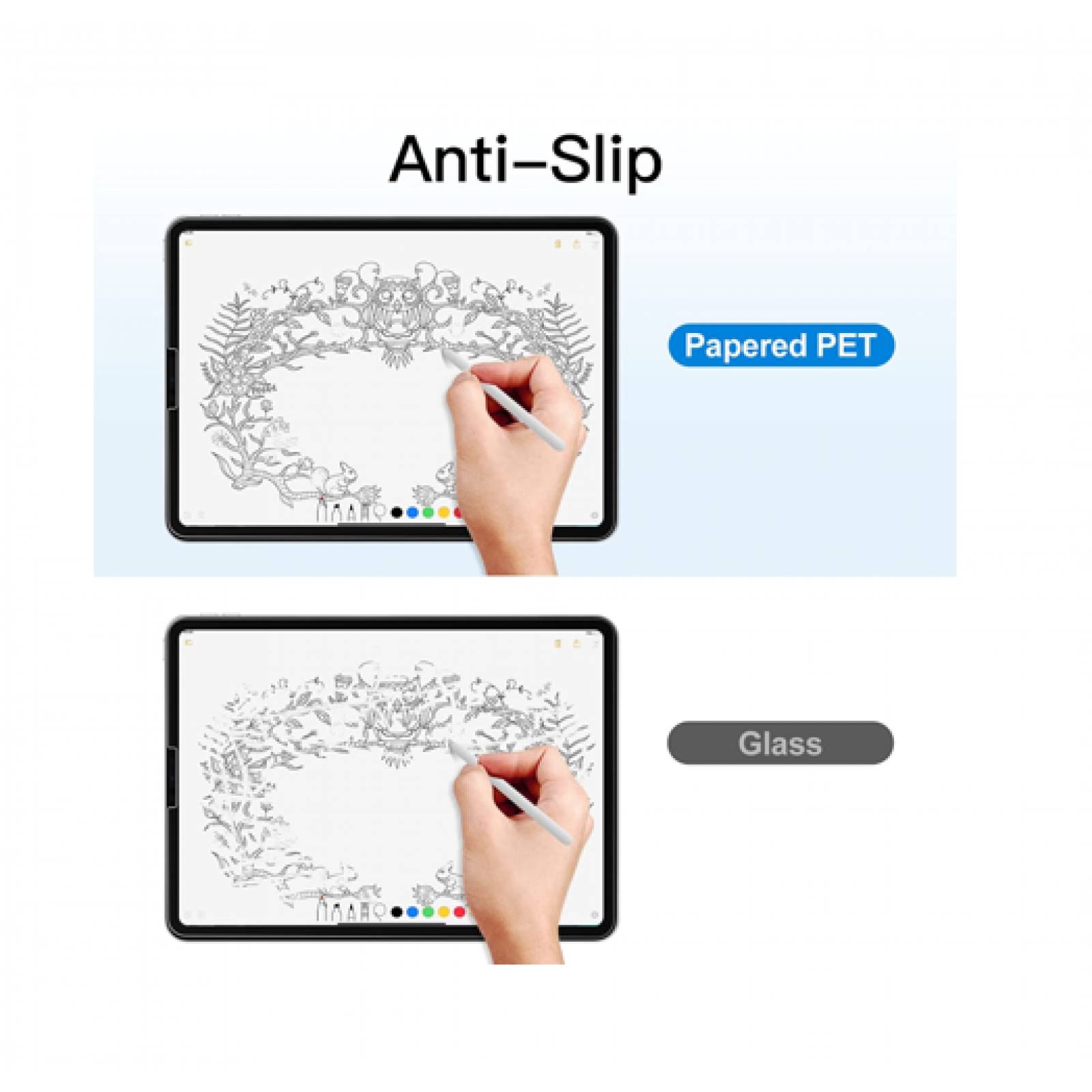 Protector pantalla mate para iPad pro 11 Air 5 4 Dibujo Paper