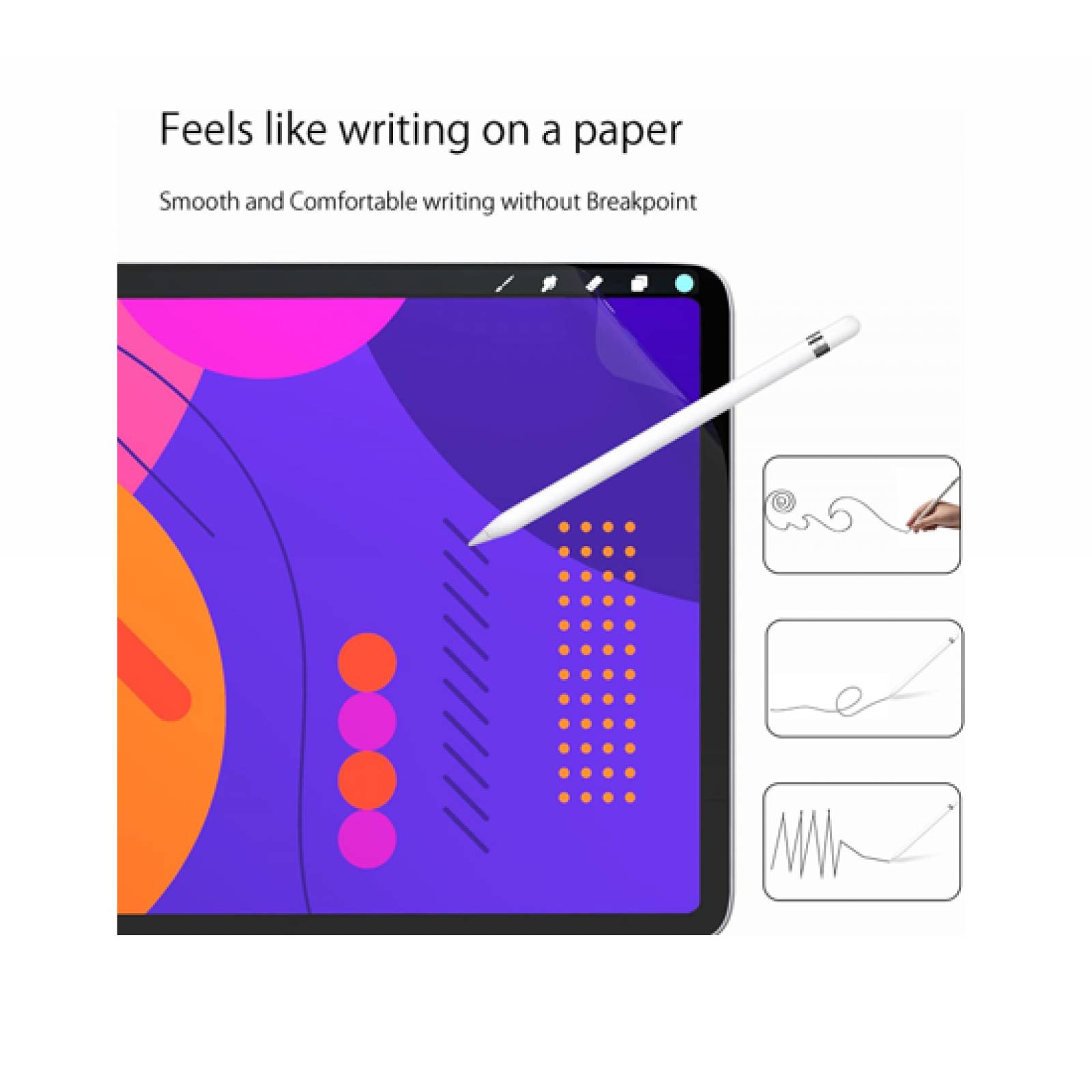 Protector pantalla mate para iPad pro 11 Air 5 4 Dibujo Paper