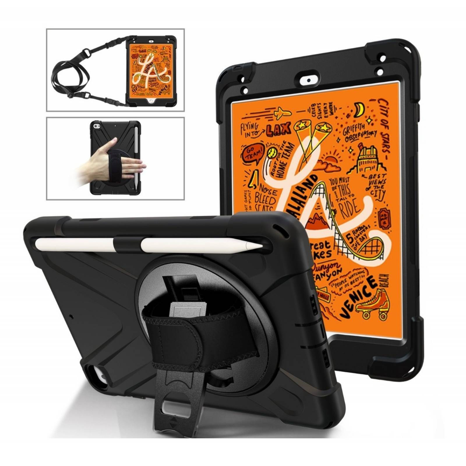 Teknet Funda Correa Uso Rudo Para iPad Mini 5 Mini 4