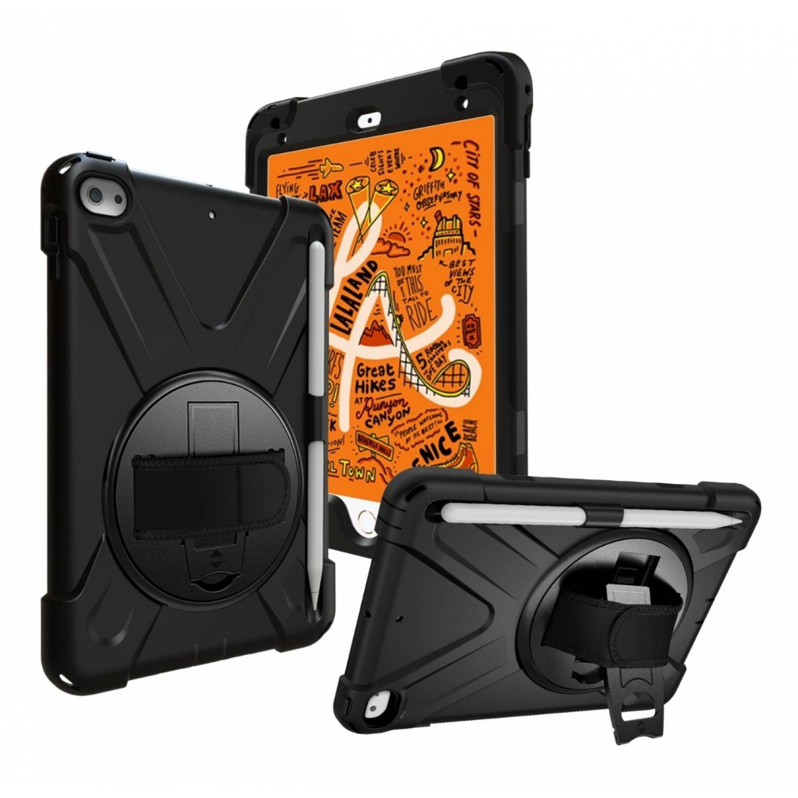 Teknet Funda Correa Uso Rudo Para iPad Mini 5 Mini 4