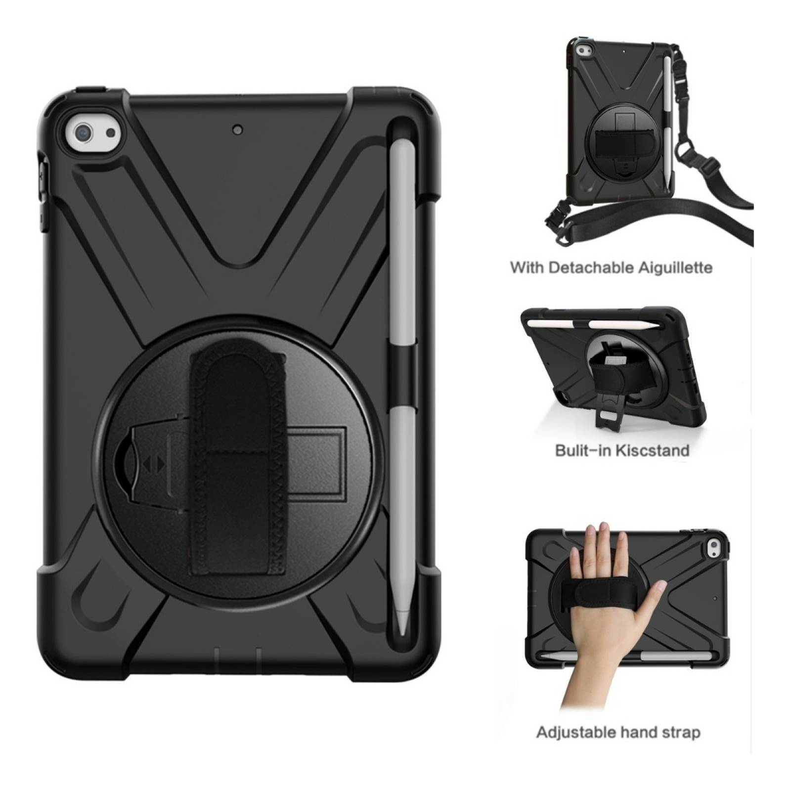 Teknet Funda Correa Uso Rudo Para iPad Mini 5 Mini 4