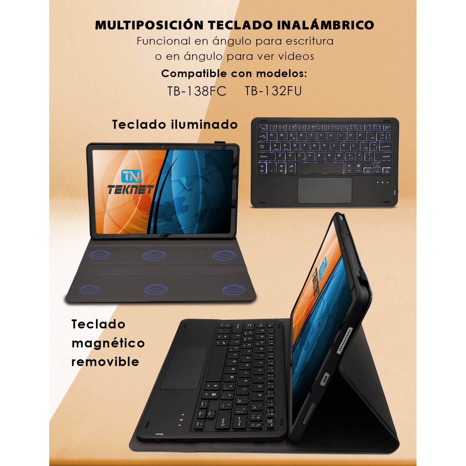 Funda Teclado TouchPad Para Lenovo P11 Pro de 112 2 Gen