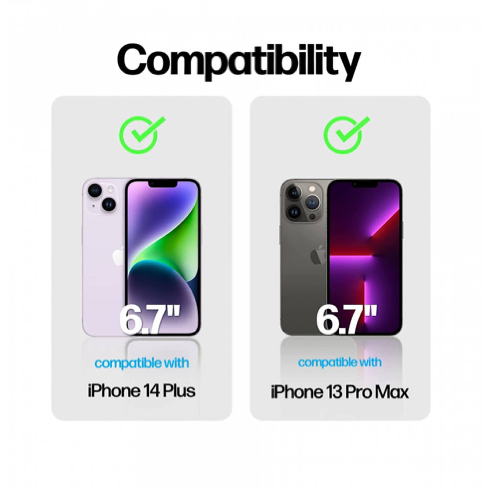 Protector para iPhone 13 Pro Max Pantalla Privacidad +aplica