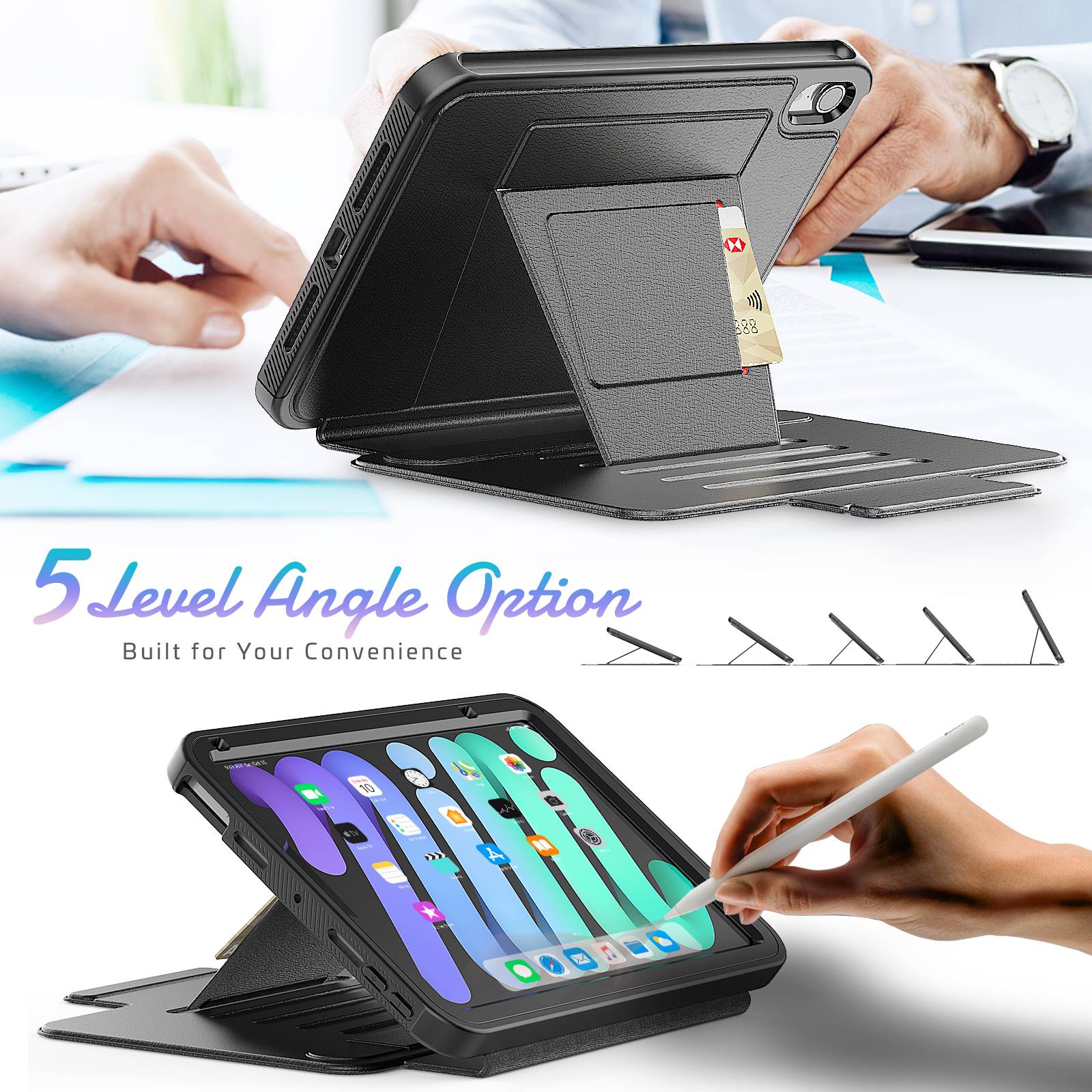 Funda Teknet para iPad Mini 6 Soporte Magnético Pen