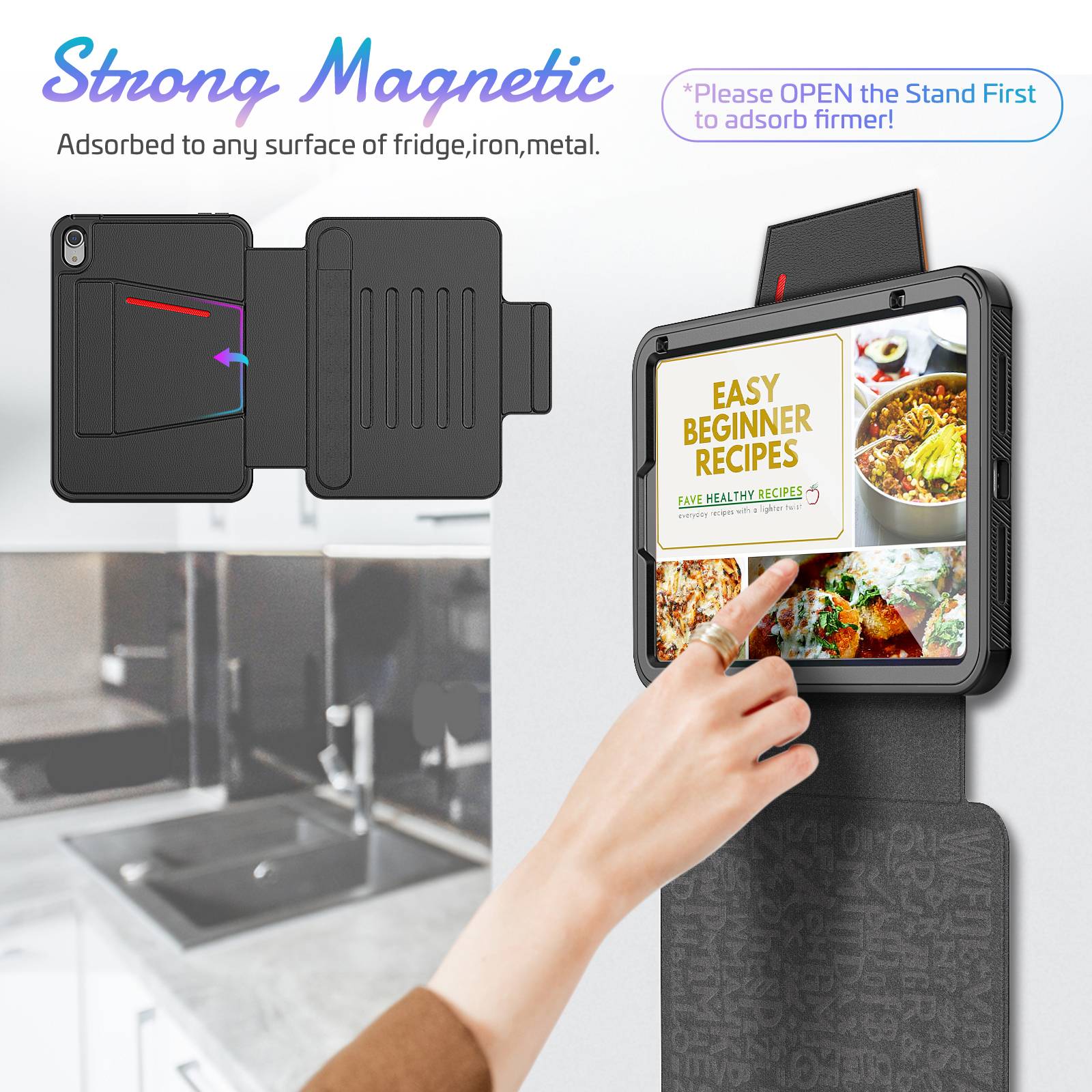 Funda Teknet para iPad Mini 6 Soporte Magnético Pen