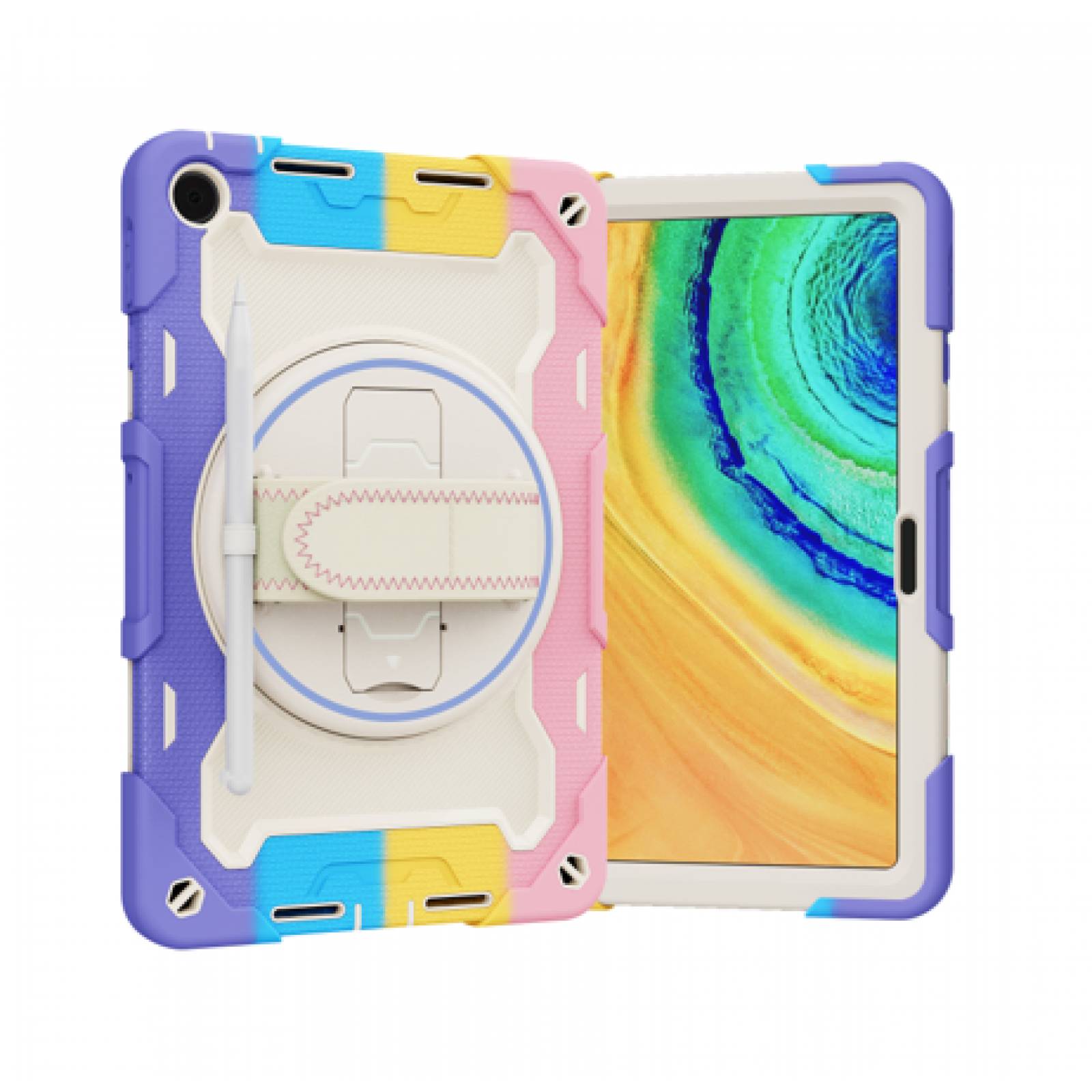 TEKNET Funda Correa para Huawei Matepad SE 104 Uso Rudo