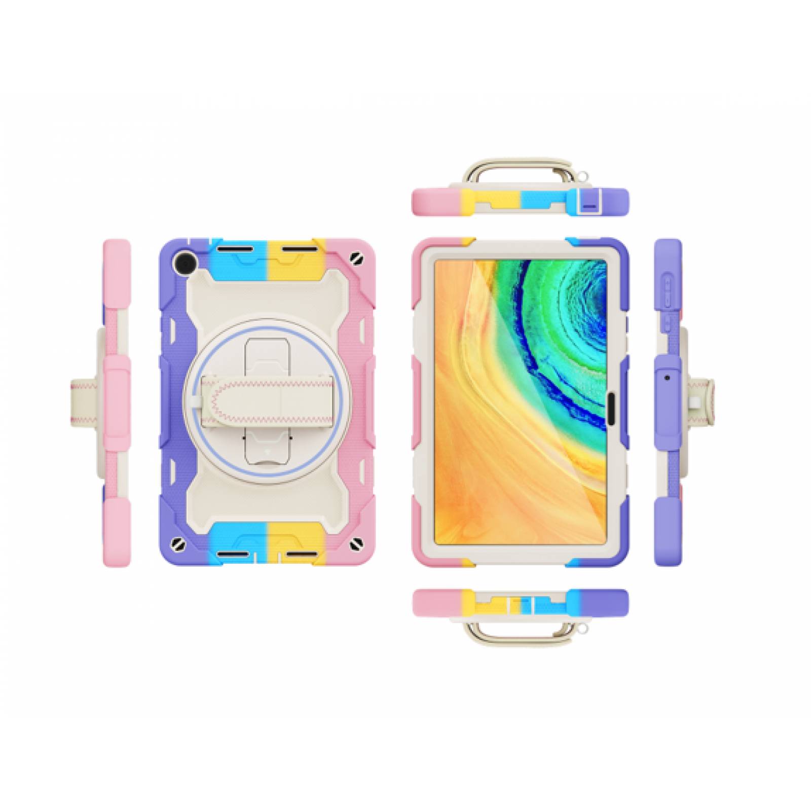 TEKNET Funda Correa para Huawei Matepad SE 104 Uso Rudo