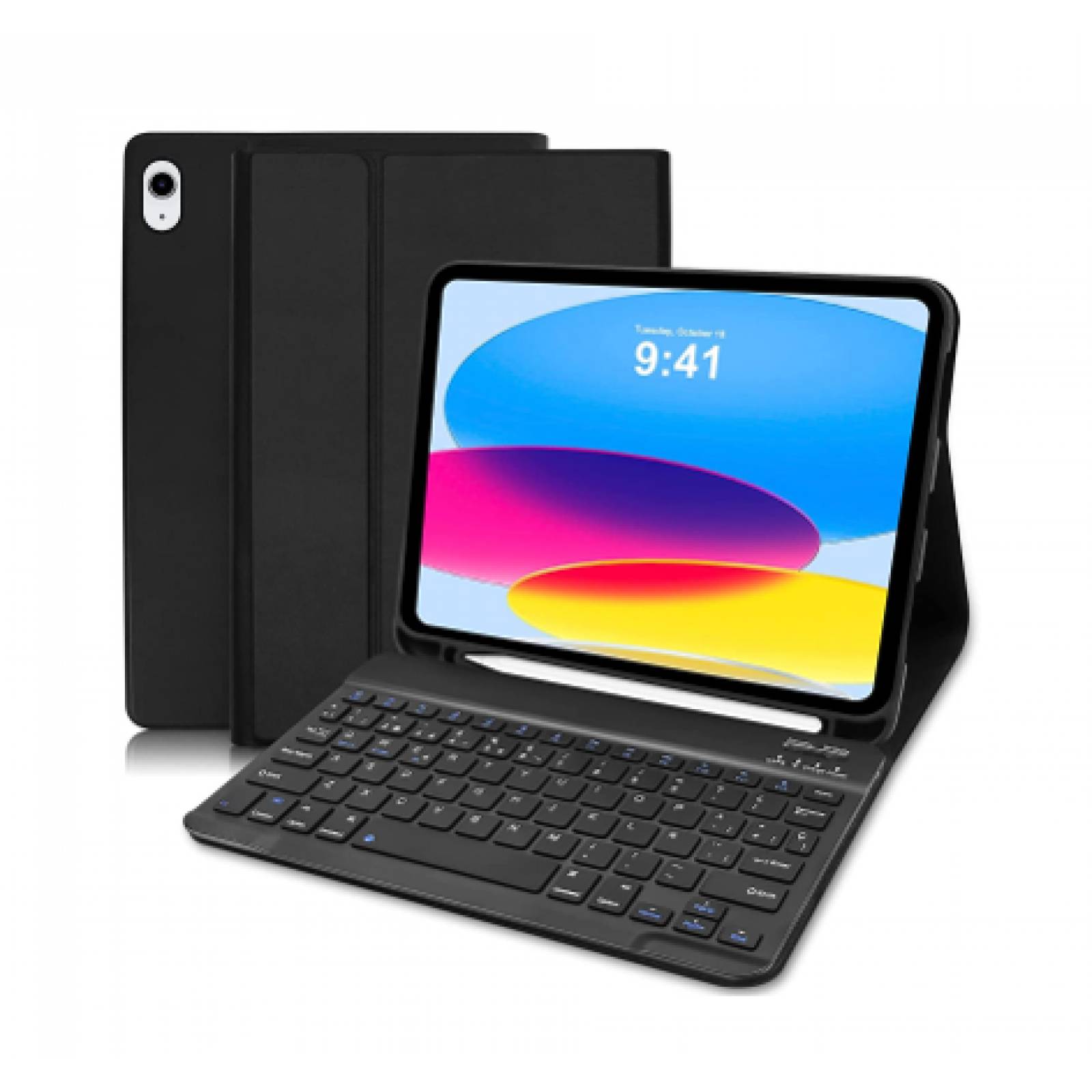 Funda Teclado Bluetooth Para iPad 10 Gen 109 Pulg  2022