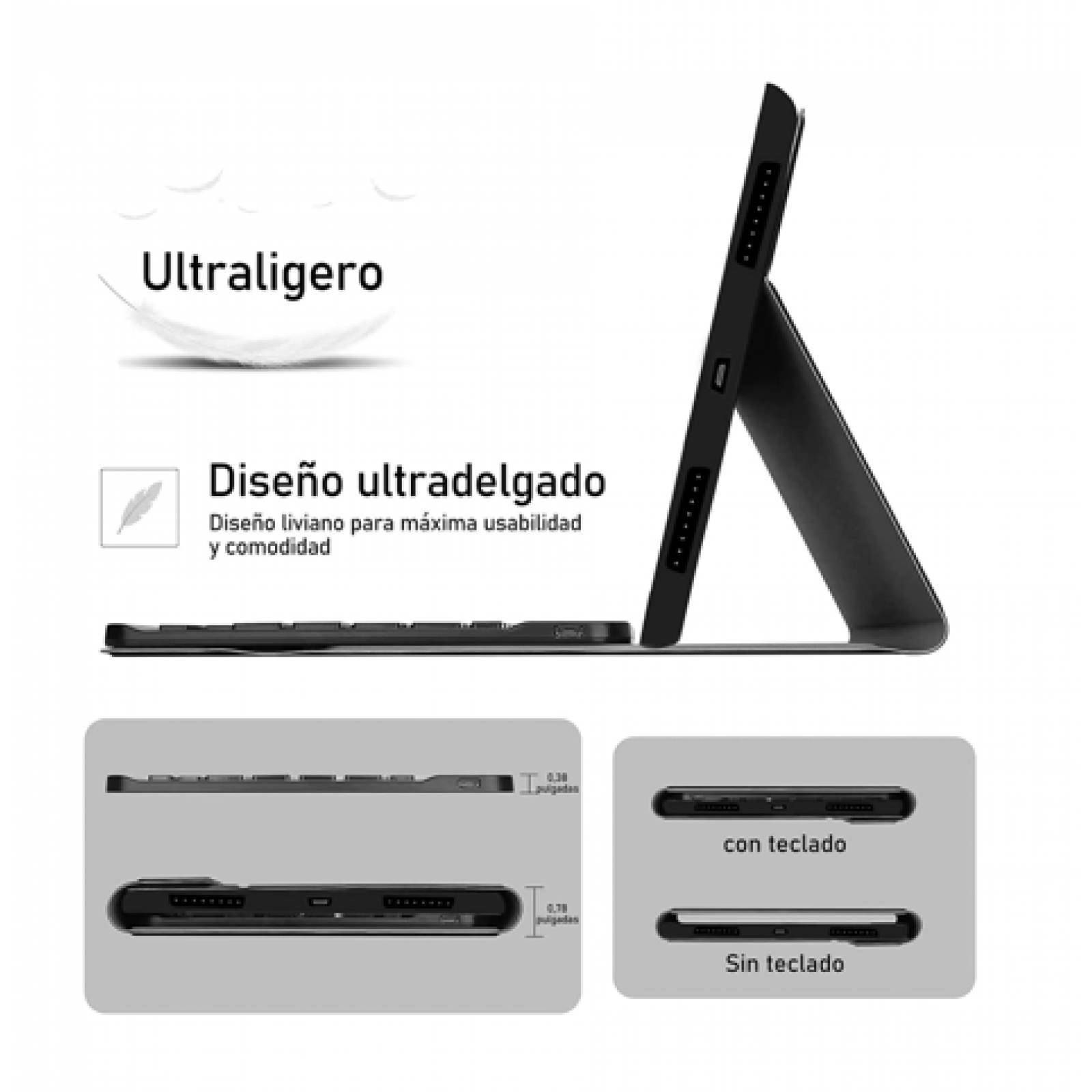 Funda Teclado Bluetooth Para iPad 10 Gen 109 Pulg  2022
