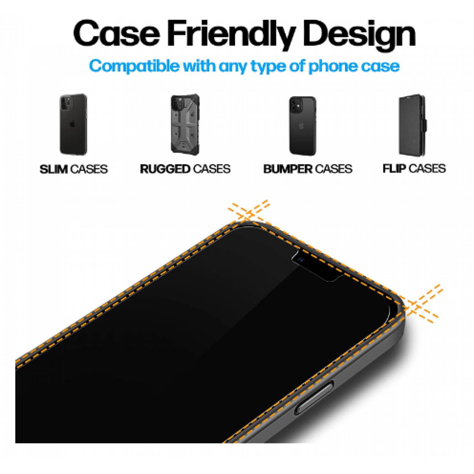 Protector para iPhone 15 Pro Pantalla Premium + aplicador