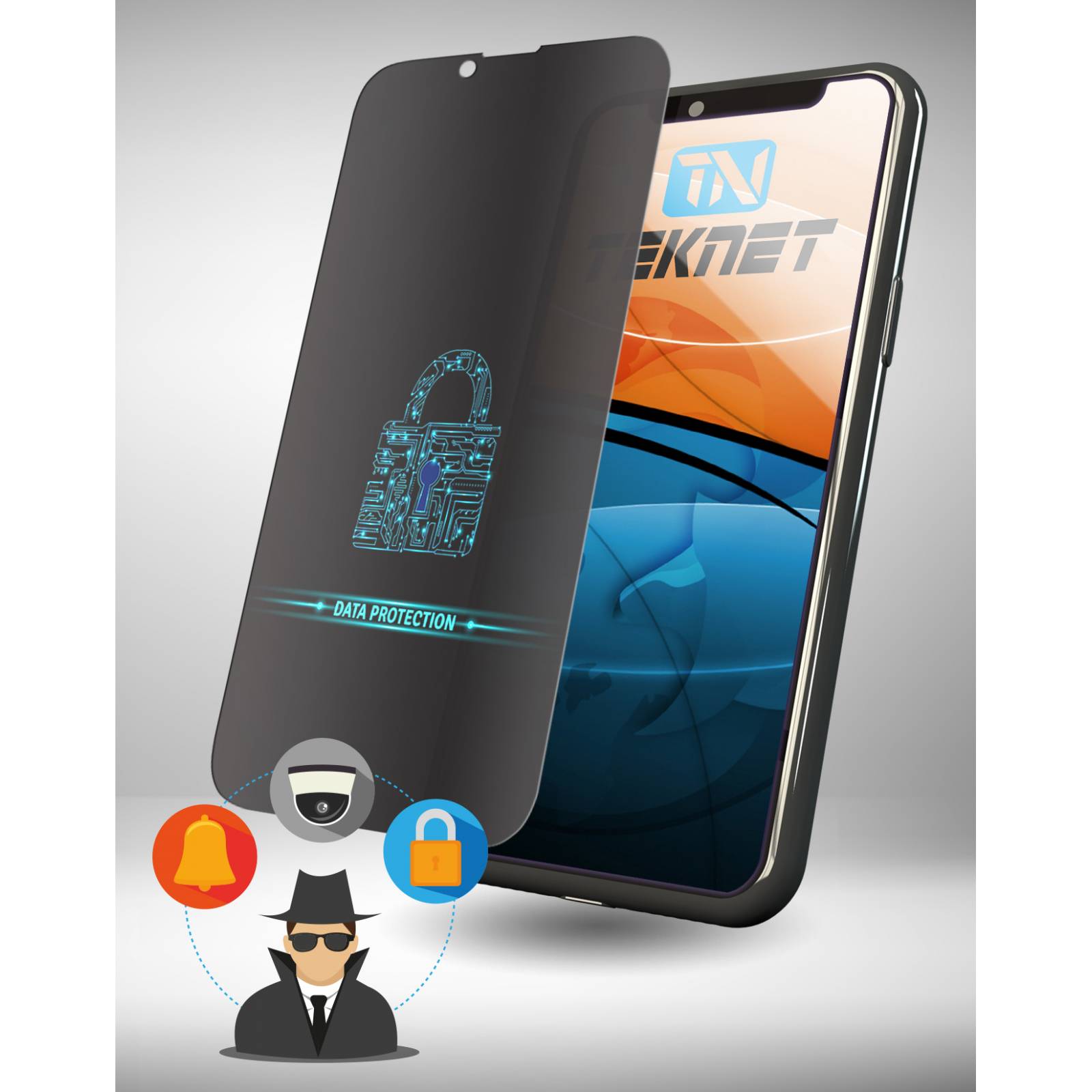 Protector  para iPhone 15 Pantalla Privacidad + aplicador