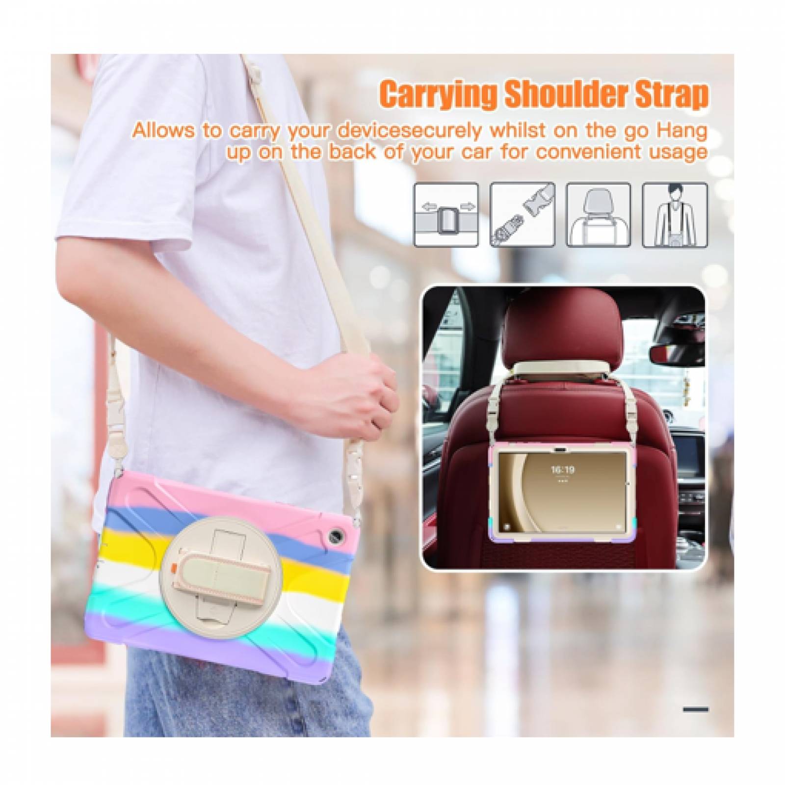 Teknet Funda Correa Samsung Galaxy Tab A9 Plus 11 Pulg  X210