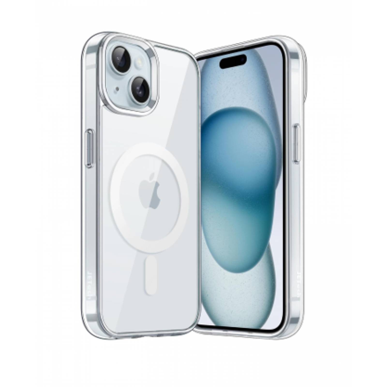 Funda Case Magsafe Mate translúcida para IPhone 15