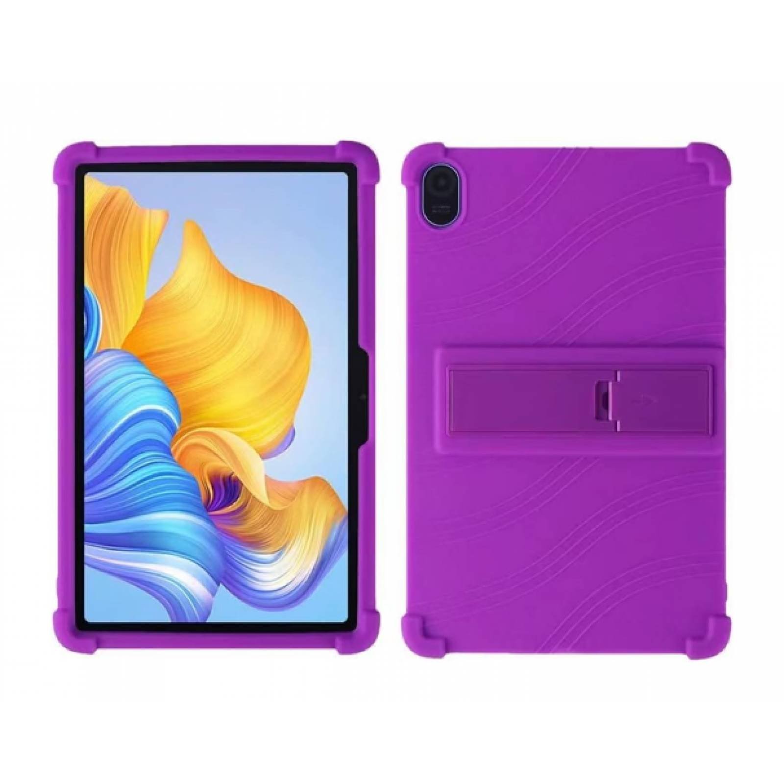  SLLMYYX Funda para Honor Pad 8/Honor Tablet 8 HEY-W09 12.0  pulgadas, 360 giratorio Kickstand silicona Armadura agarre mango plegable  cubierta de soporte, color rosa : Electrónica