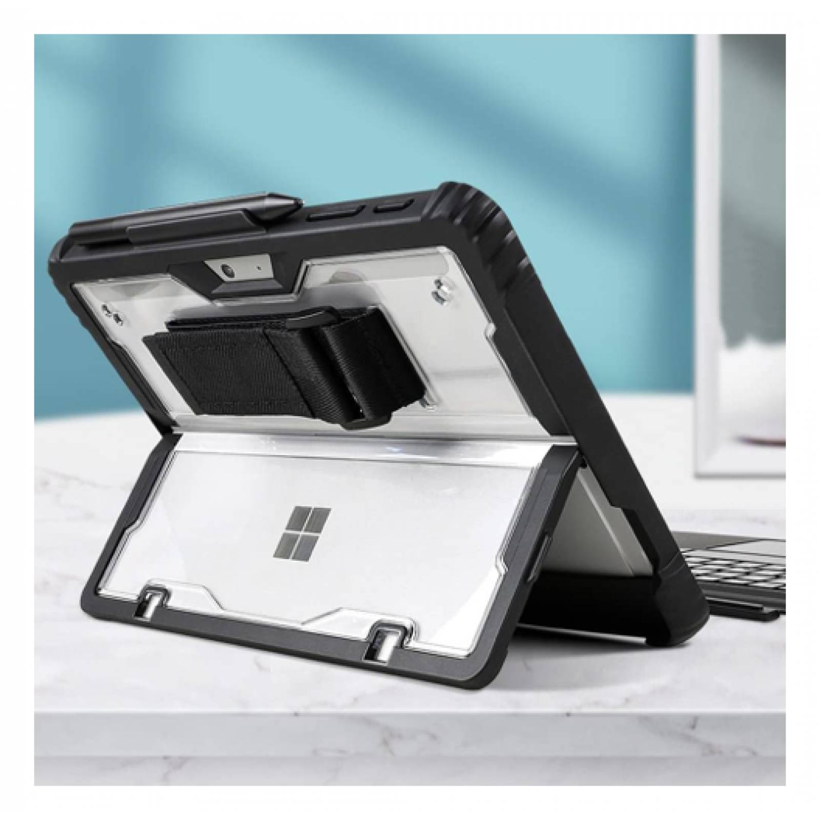 Funda Correa Transparente para Microsoft Surface Pro 9 de 13