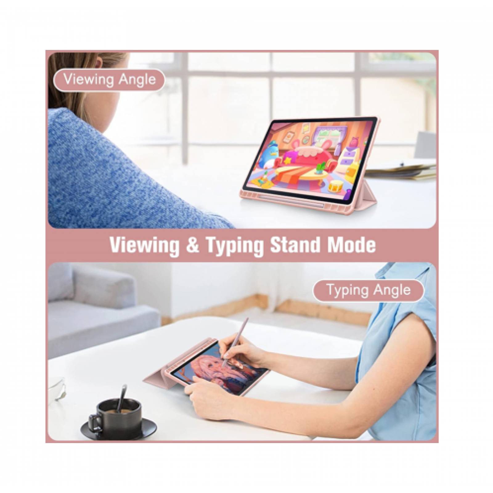 Funda Clear para Samsung Galaxy Tab S6 Lite P610 P620