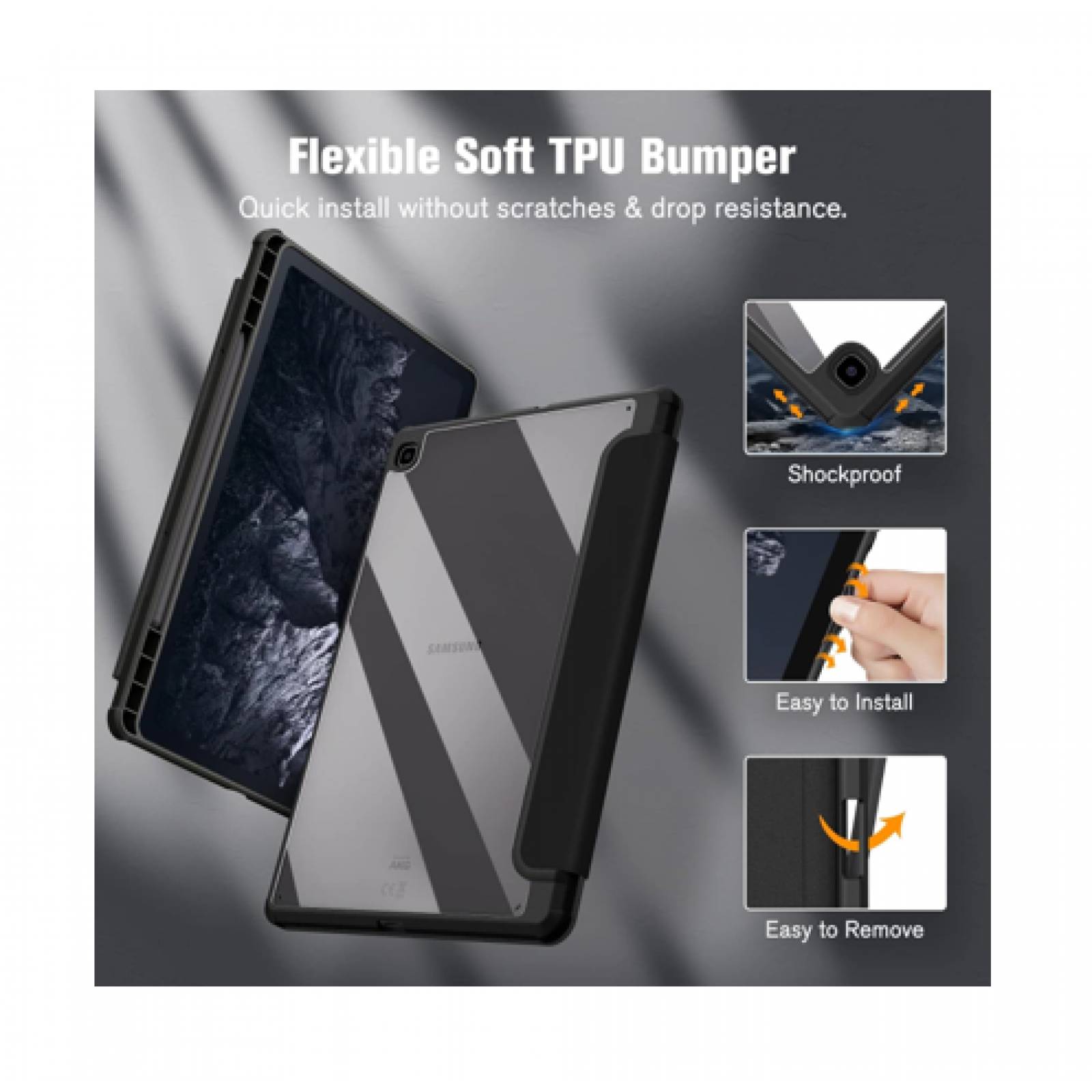 Funda Clear para Samsung Galaxy Tab S6 Lite P610 P620