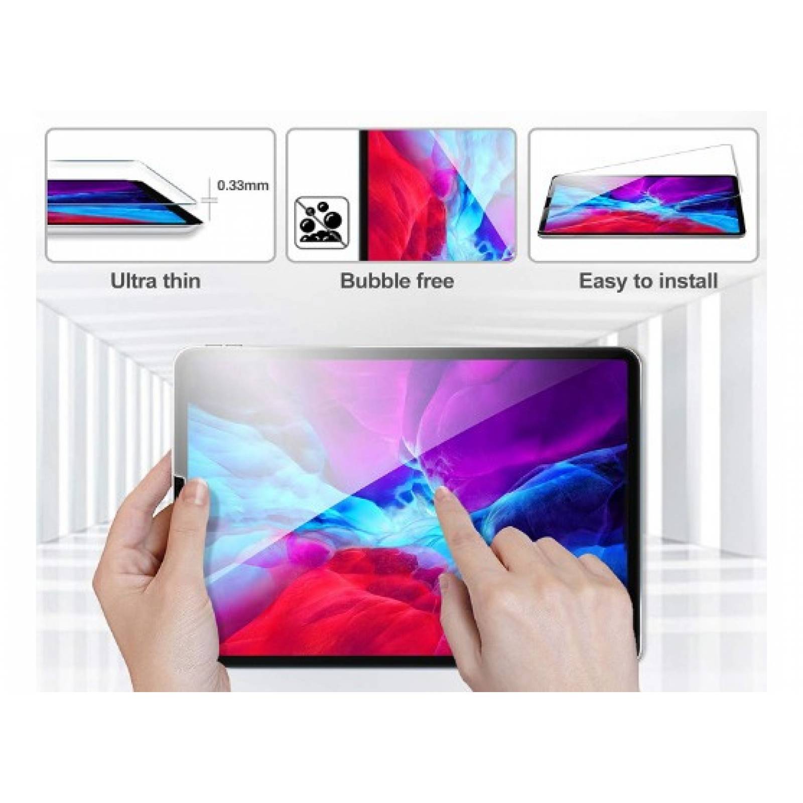 Mica Teknet Cristal Templado para iPad Pro 11 M4 2 pack