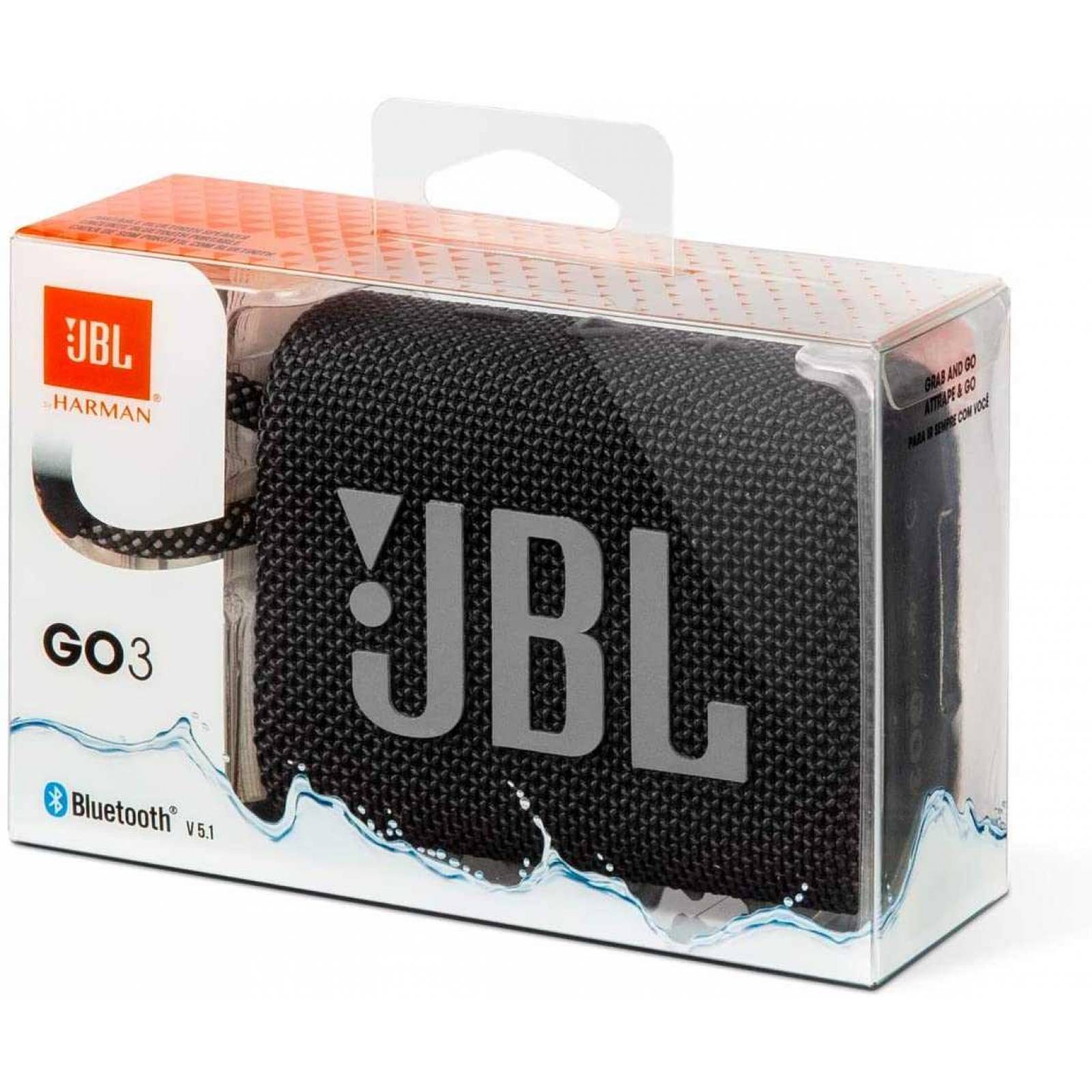 Bocina Altavoz Portátil Bluetooth JBL GO 3 Ipermeable IP67