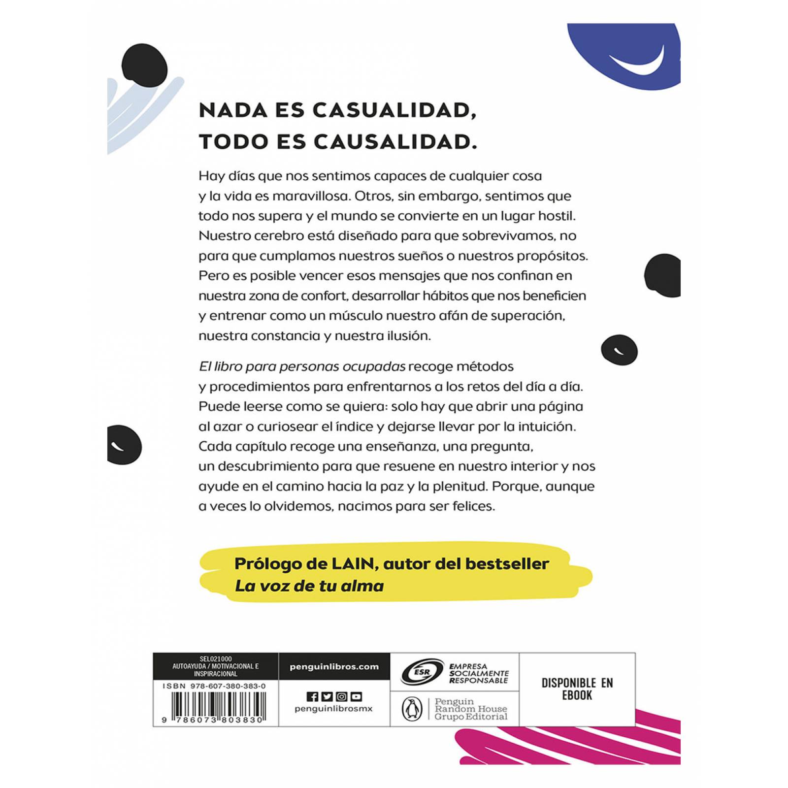 El libro para personas ocupadas Editorial Debolsillo Autor Sandra Badillo