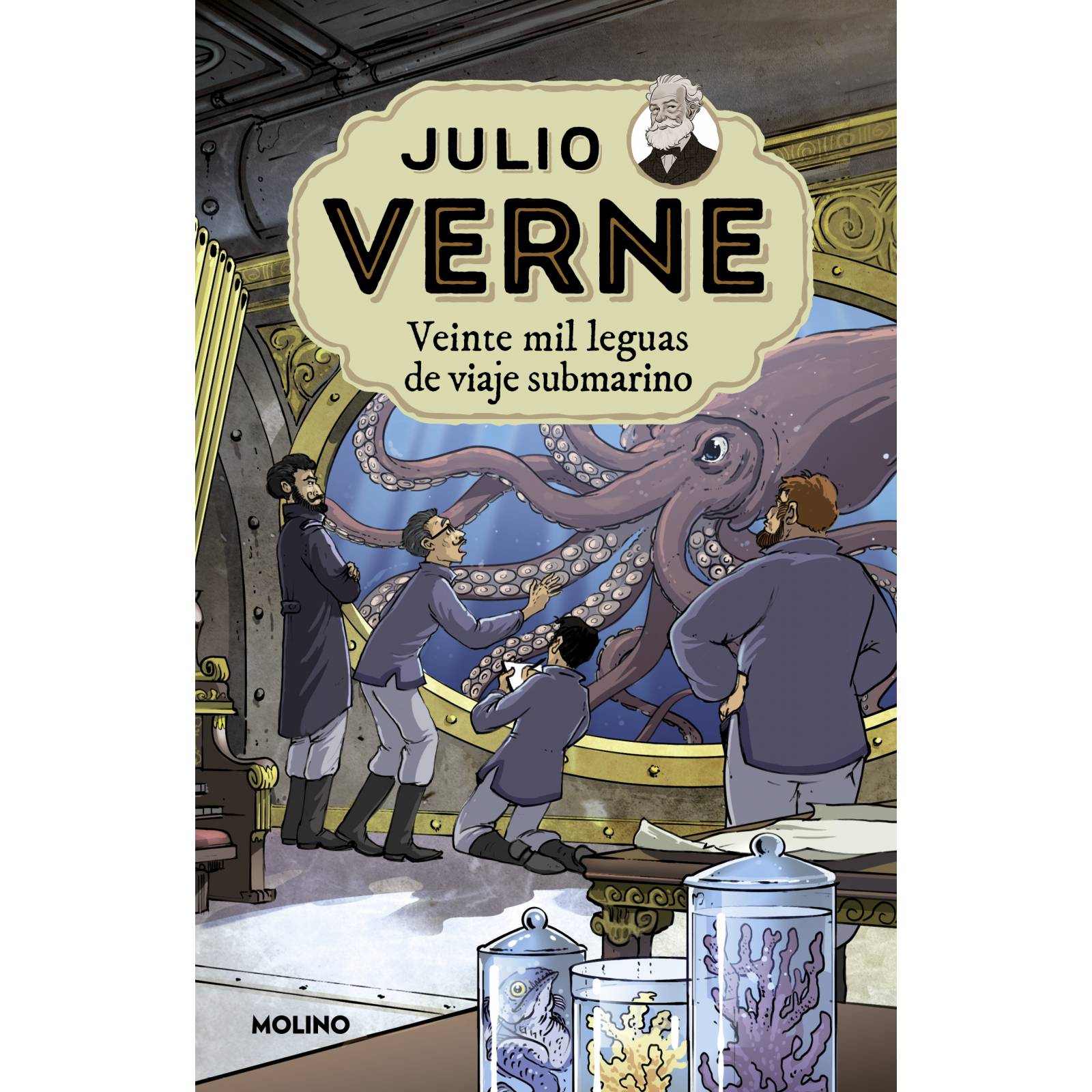 Veinte mil leguas de viaje submarinoJulio Verne.
